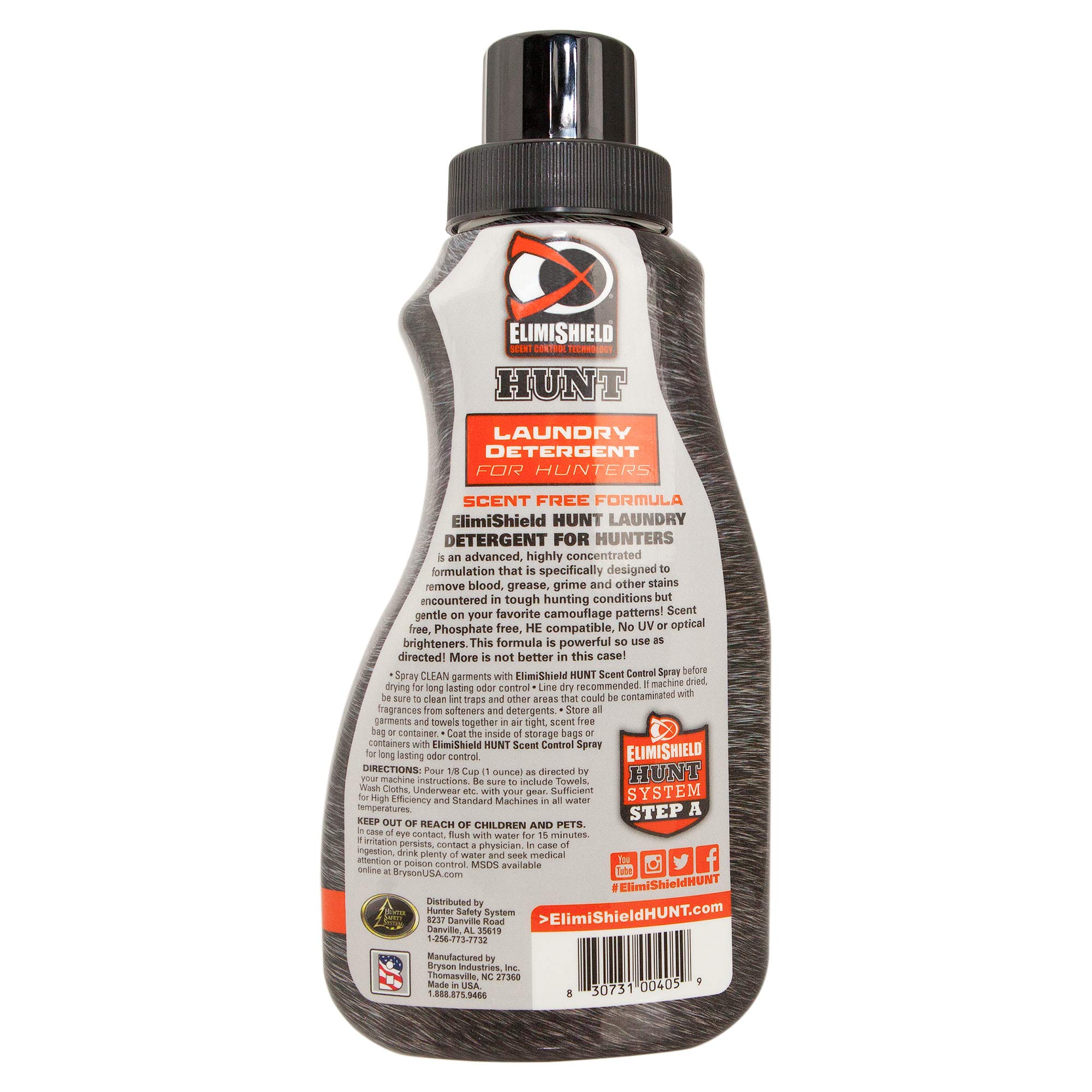 Scent Eliminating Laundry Detergent for Hunters - 24oz | Odor-Free Hunting Clothes Wash | Perfect for Camouflage & Outdoor Adventures