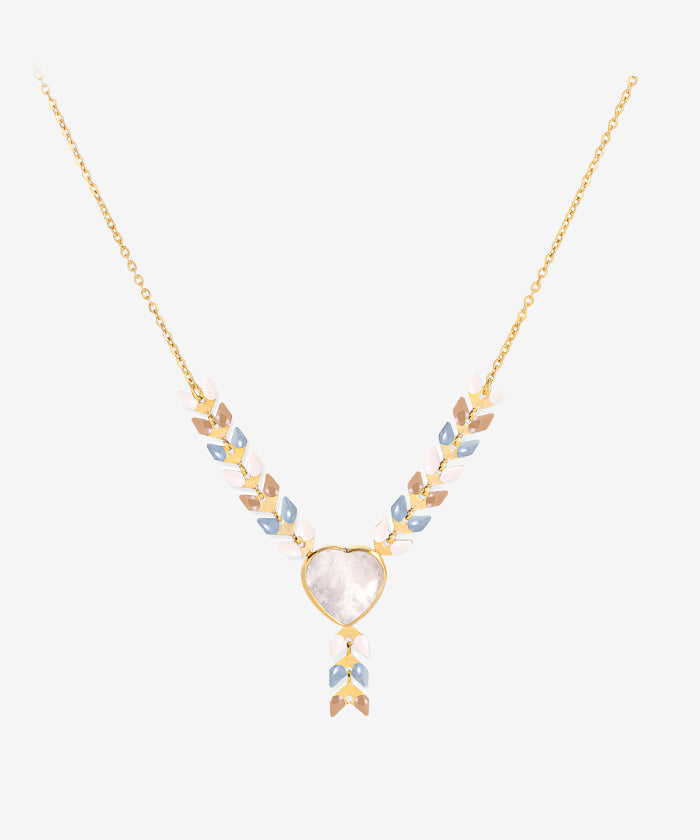 Wrangler Demeter's Heart Necklace and Earrings Set - Sterling Silver Greek Goddess Jewelry for Women - Perfect for Valentine's Day, Anniversary, and Romantic Date Nights