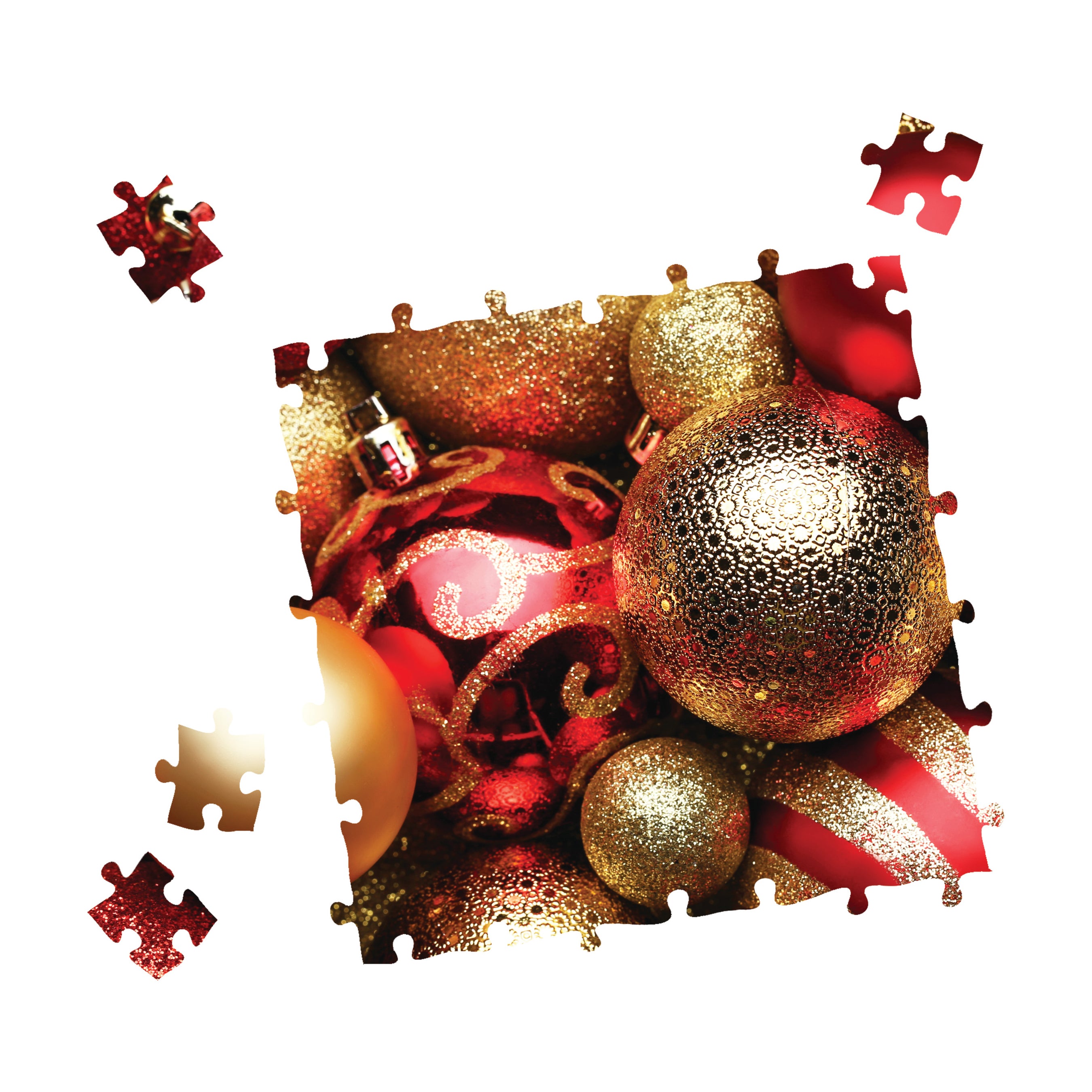 1000 Piece Holiday Sparkle Jigsaw Puzzle - Festive Christmas Winter Family Activity - Perfect for Parties, Gifts & Cozy Nights