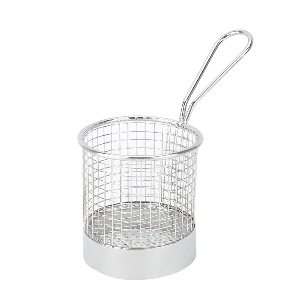 Premium Stainless Steel Cutlery Basket for Restaurants & Kitchens - Durable Fruit & Fry Utensil Organizer for Commercial & Home Use