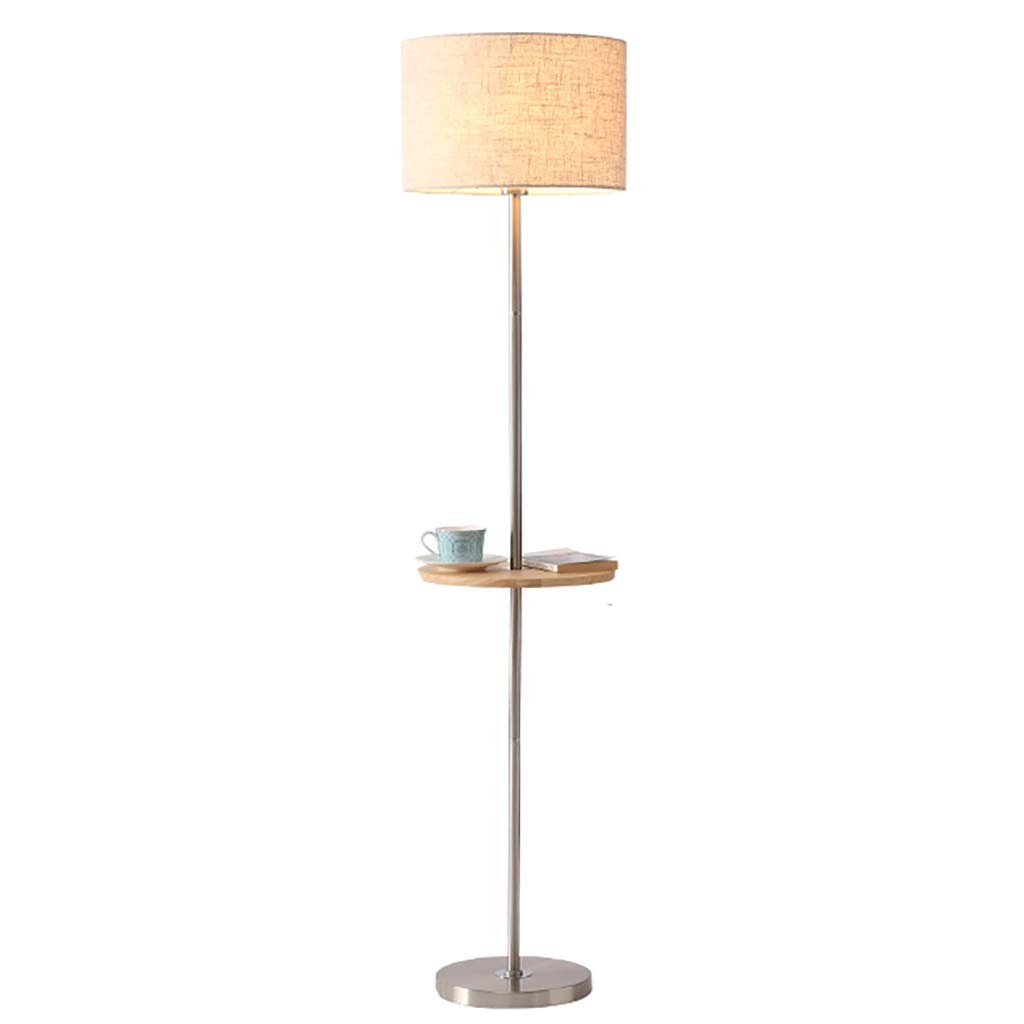 Modern European Floor Lamp with Storage Tray - Adjustable Standing Light for Living Room, Bedroom & Study - Stylish Vertical Design for Home Office Decor