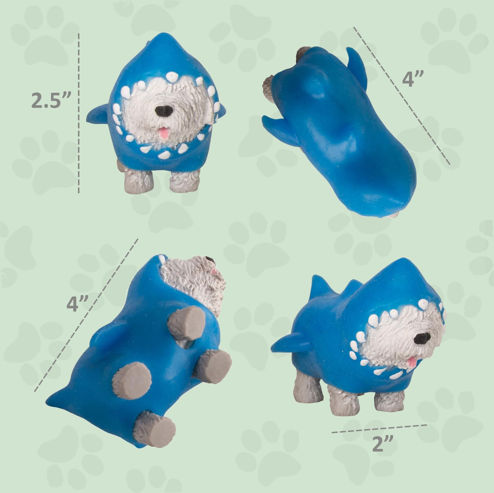 Tigerdoe 6 Pack Dog Squishy Toys for Kids – Stress Relief & Anxiety Sensory Fidget Toys – Soft Mini Dog Figurine Set – Perfect for Playtime, Classroom, Travel & Relaxation