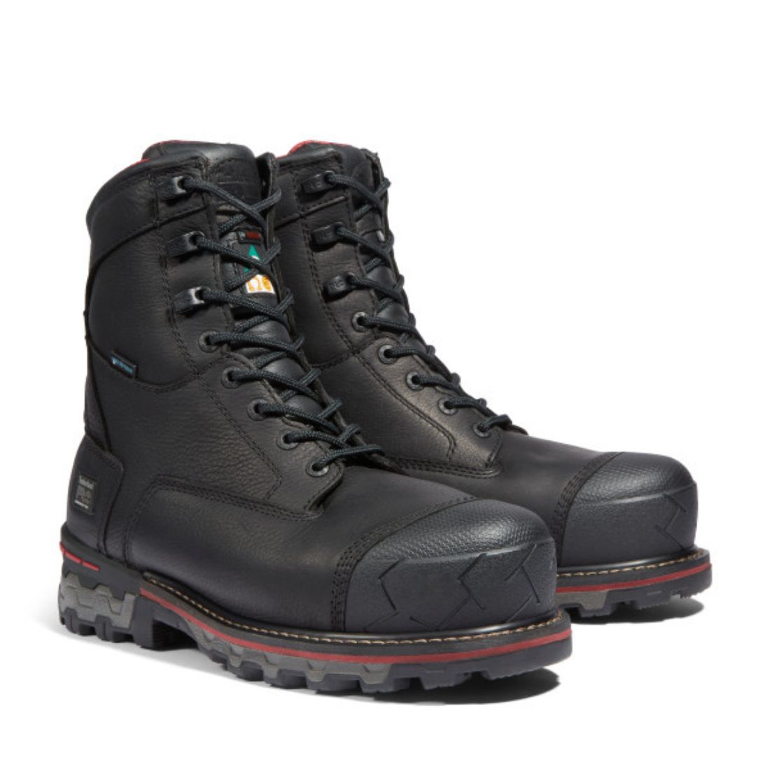 Timberland PRO Boondock Men's 8 Composite Toe Work Boot With 1000g Insulation A131D Black - Durable Safety Boots for Construction, Warehouse & Outdoor Work