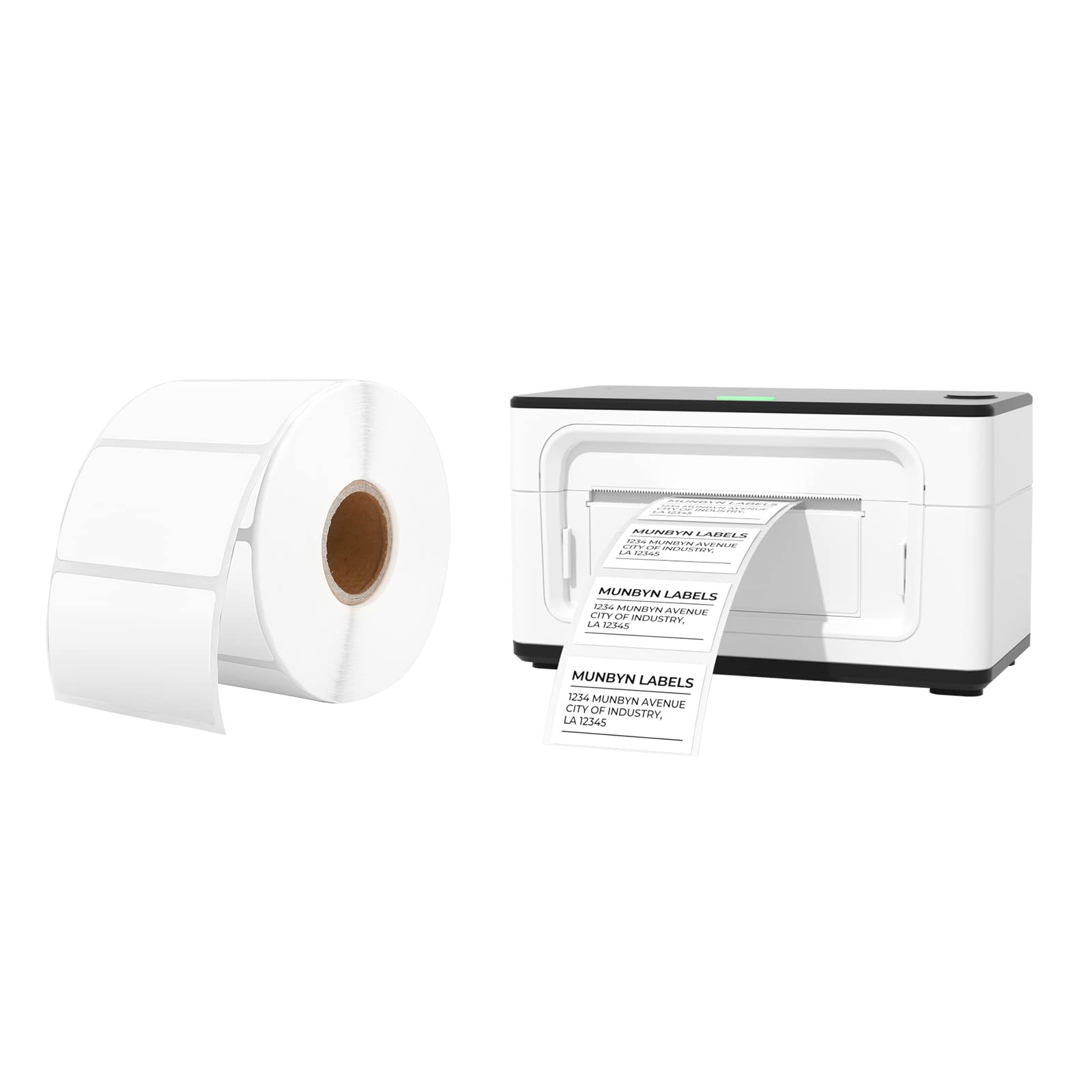 MUNBYN 4x6 Thermal Label Printer - 150mm/s High-Speed USB Shipping Label Printer for Packages, Compatible with 2.25