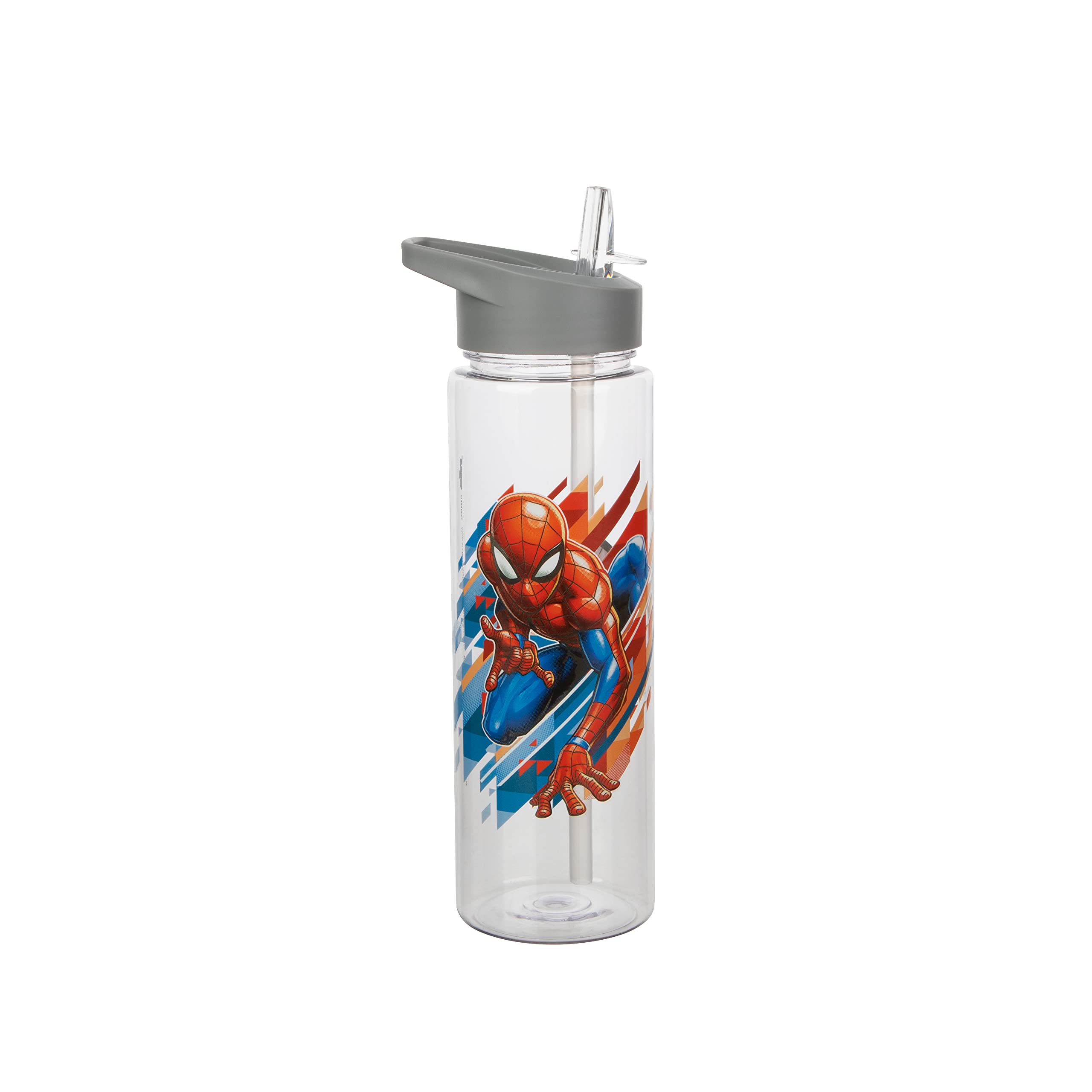 Spider-Man Marvel Superhero Tritan Water Bottle - BPA-Free, Leak-Proof, 20oz - Perfect for Gym, School & Outdoor Adventures