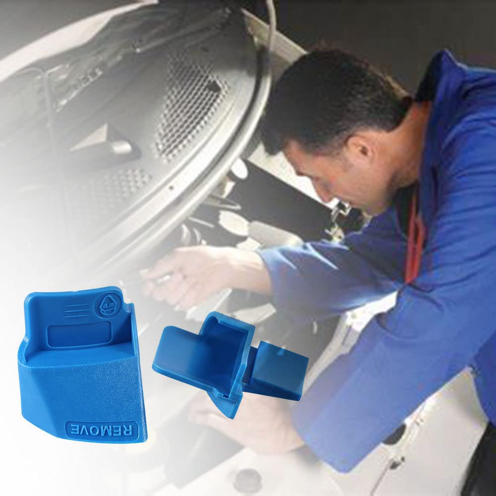 2-Piece Pulley Removal Tool Set - Zcargel Auto Elastic Belt Disassembly Tool with Stretching Support Block for Easy Belt Installation & Removal - Perfect for Car Maintenance & DIY Auto Repairs