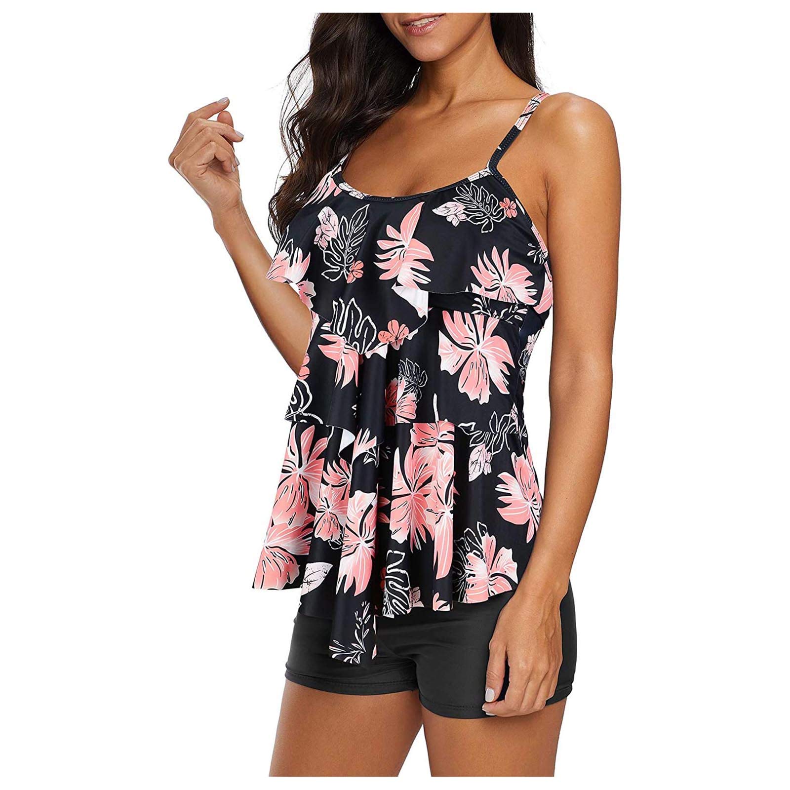 YaYiYa Women's Summer Swimsuit Shorts with Bow - Beach & Pool Wear
