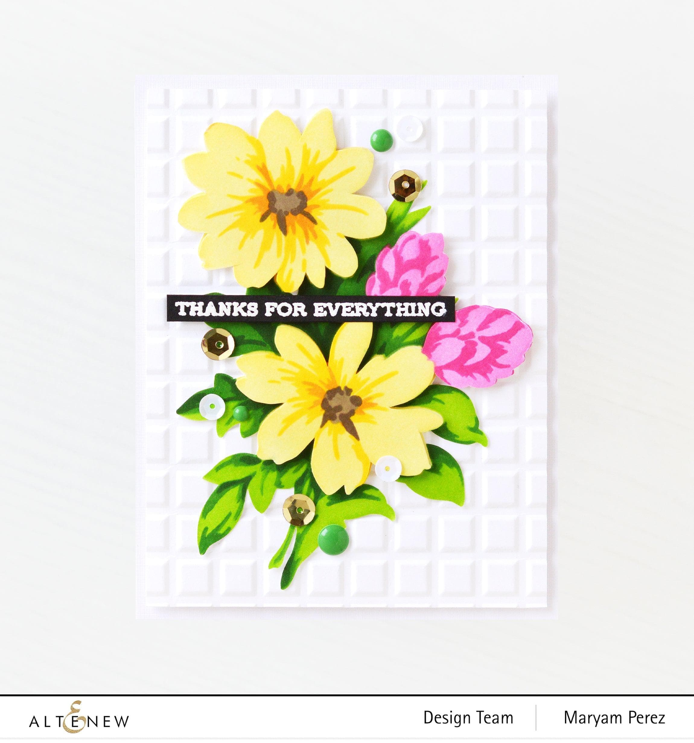 4-in-1 Flower Bunch Layering Stencil Set for DIY Scrapbooking, Card Making & Home Decor - Simple Floral Design Templates