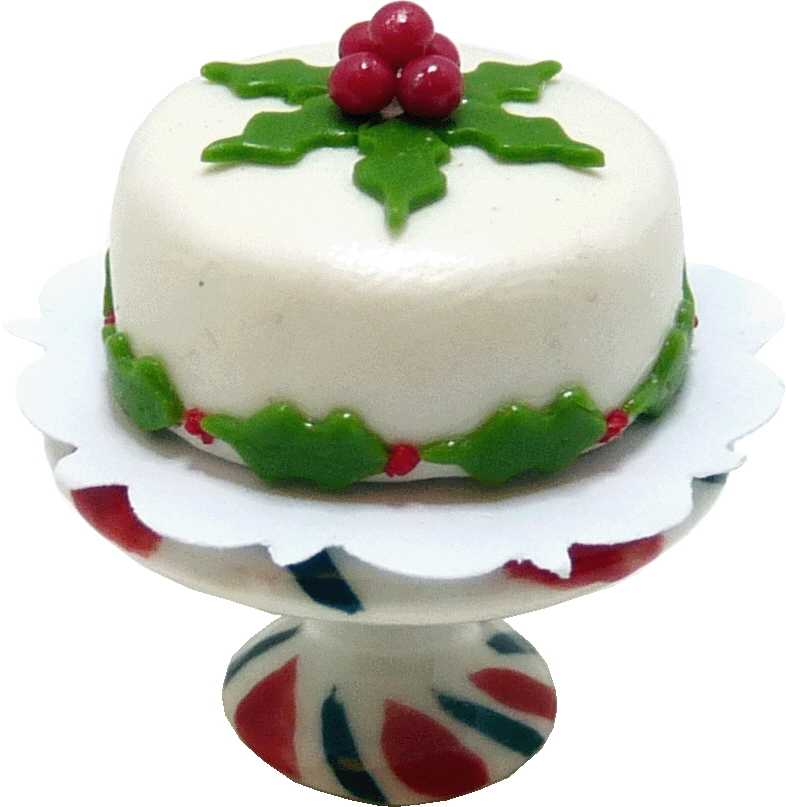 Festive Christmas Cake Stand - Elegant Ceramic Dessert Plate for Holiday Baking, Party Serving & Home Decor - Perfect for Christmas, Thanksgiving & Special Celebrations