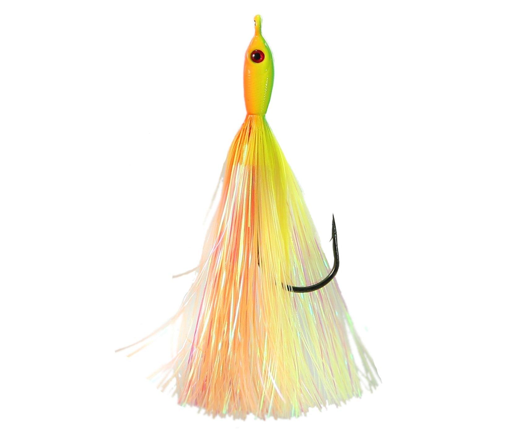 Jigging World Fluke Candy Teasers V2 with Mylar Flash - Premium Saltwater Fishing Lures for Fluke, Flounder & Striped Bass - Perfect for Inshore & Offshore Fishing Trips