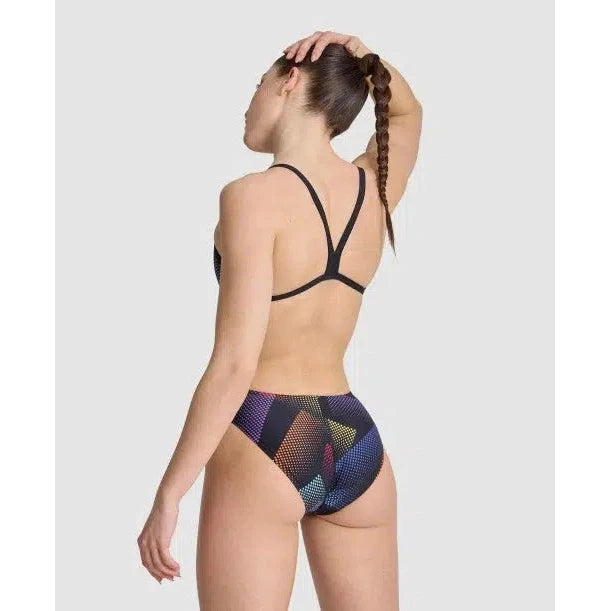 Halftone Challenge Back One Piece Swimwear - Stylish & Comfortable Bikini Top for Women - Perfect for Beach, Pool & Summer Vacations