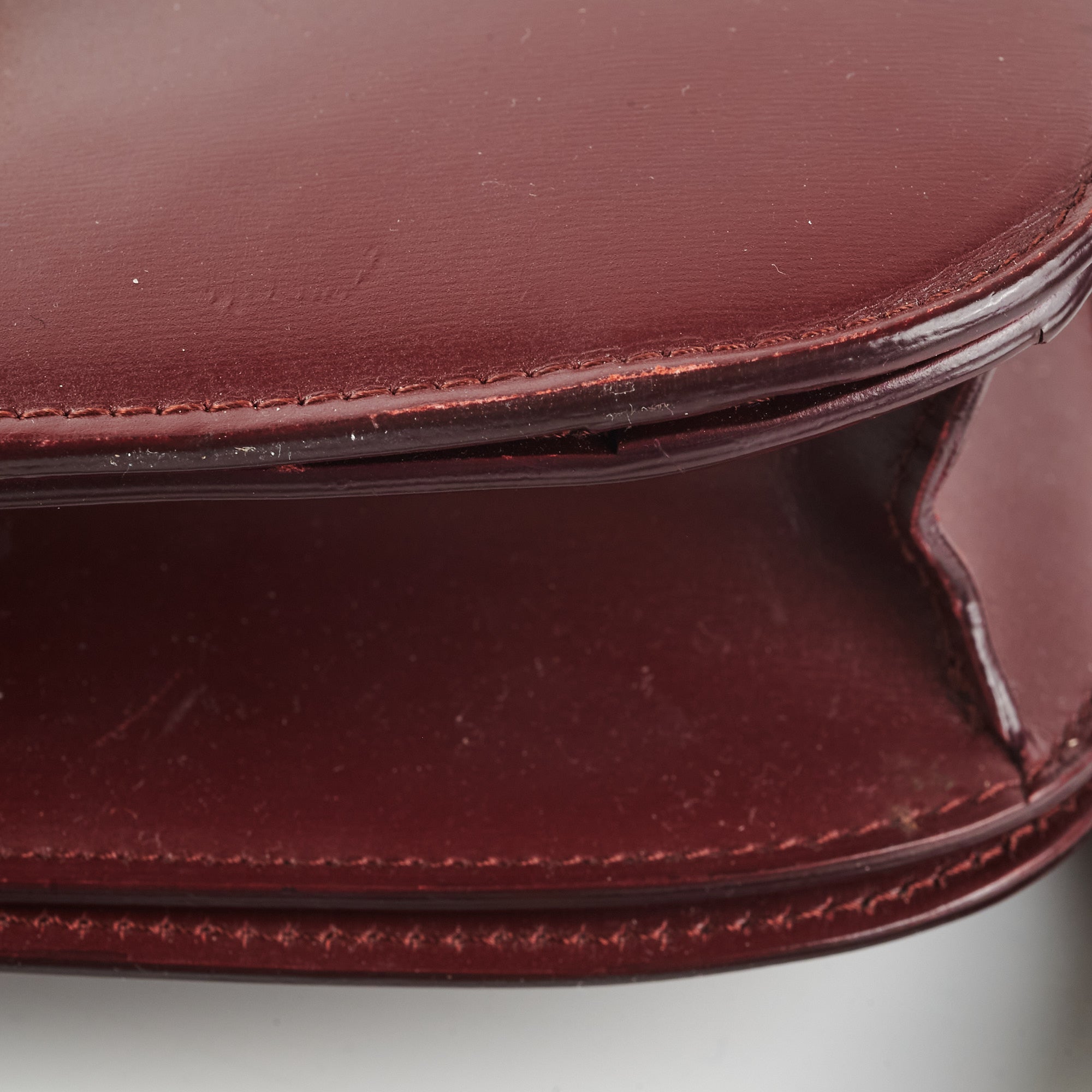 Celine Box Medium Burgundy Leather Crossbody Bag - Luxury Designer Handbag for Women | Perfect for Work, Travel & Evening Events
