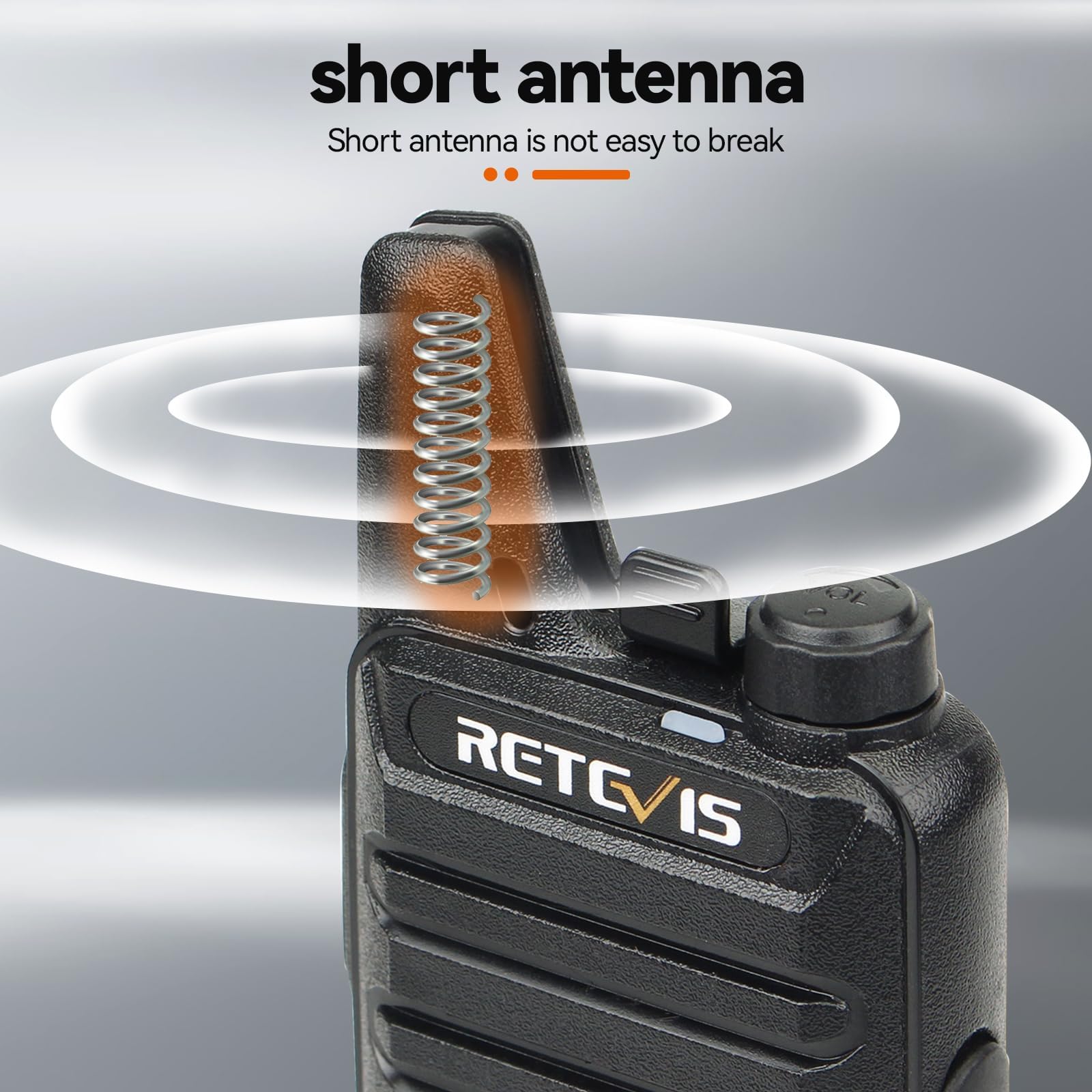 Retevis RT22 Walkie Talkie 2-Way Radio - 16 Channel FRS Long Range Rechargeable with VOX - Compact Design for Business, Camping, Farm, School & Warehouse Use - Perfect Communication Tool for Outdoor Adventures & Team Coordination (4 Pack)