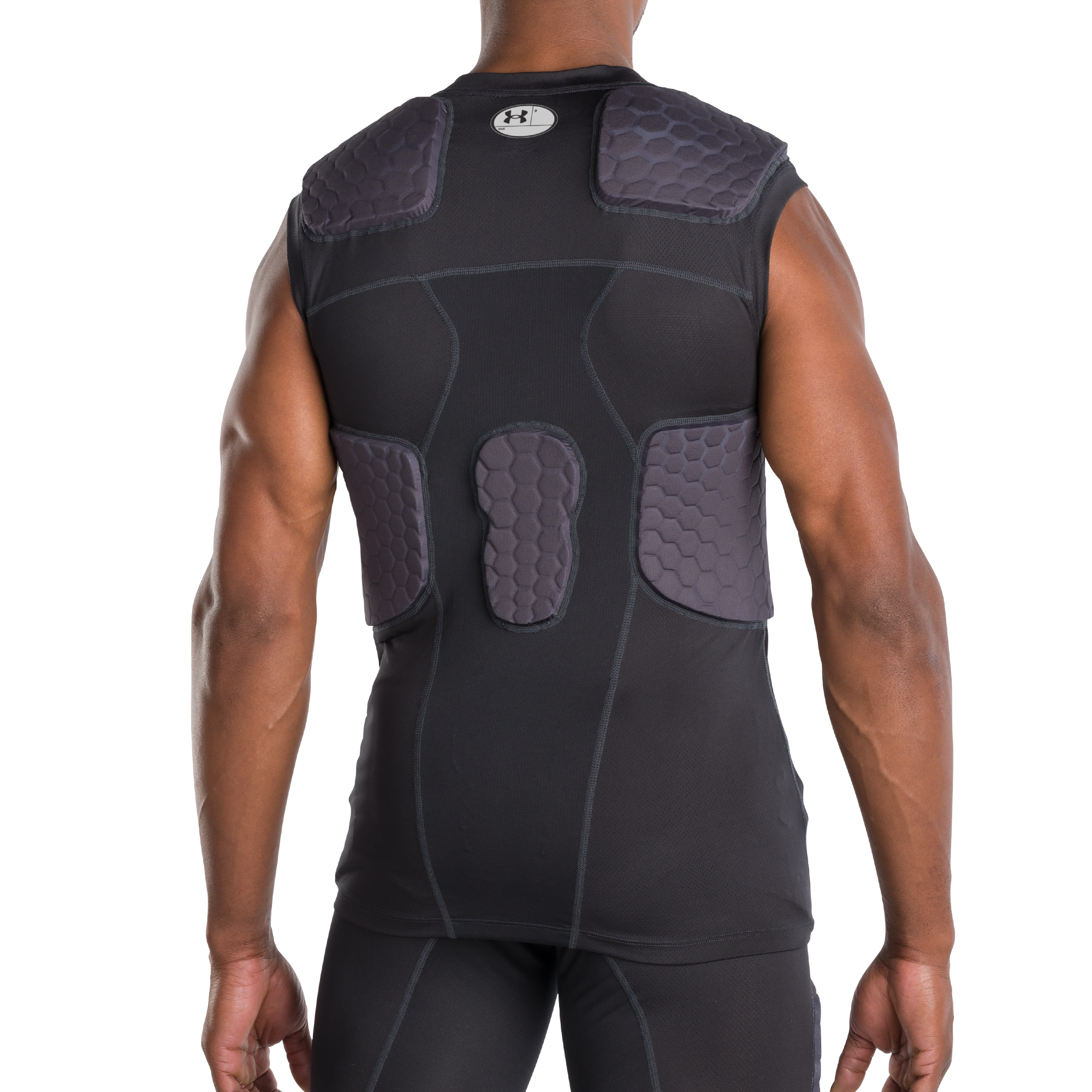 Under Armour Men's Gameday Armour Pro 5 Padded Football Shirt - Breathable Compression Top for Training & Game Day Performance
