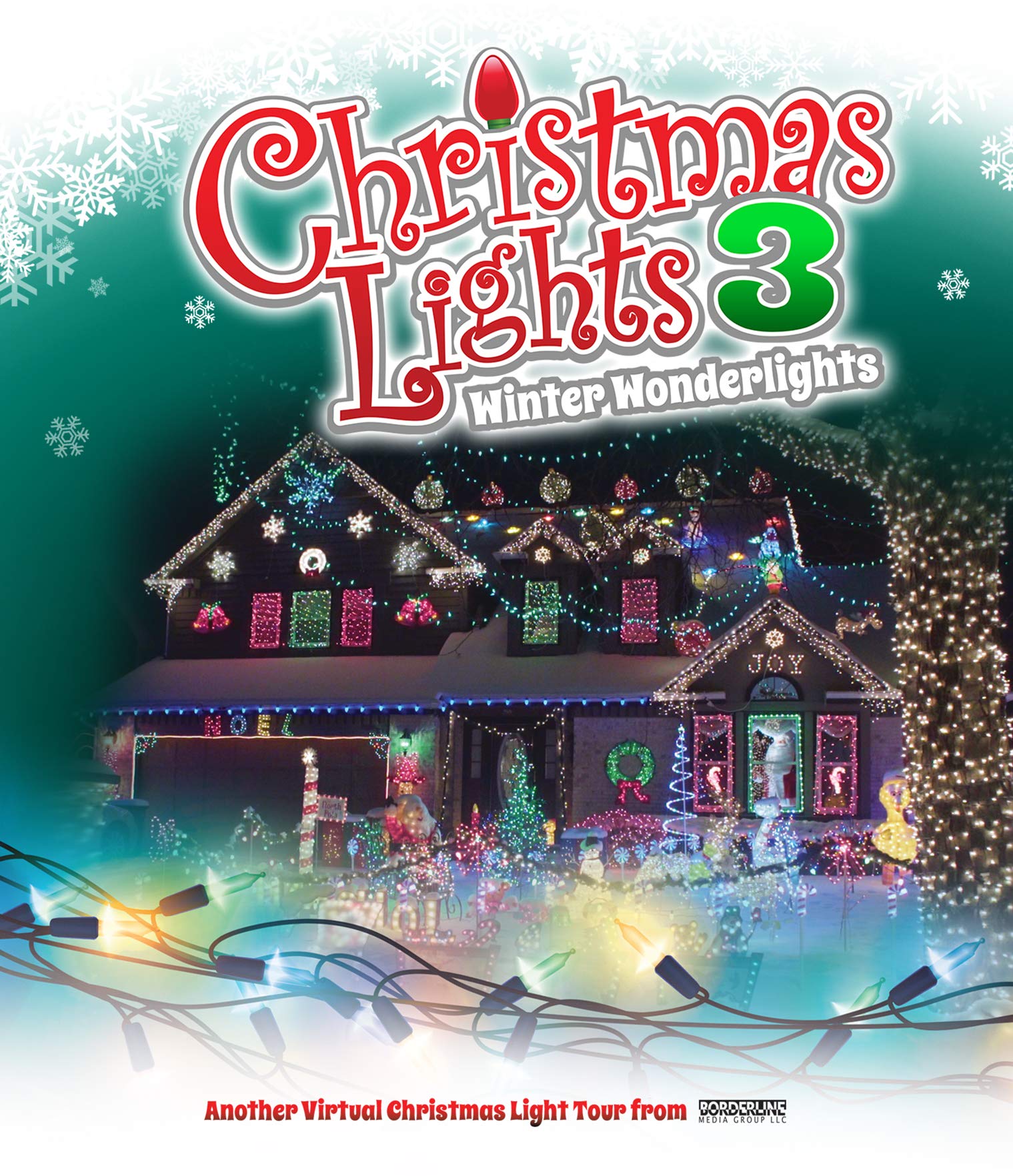 Christmas Lights 3: Winter Wonderlights - Energy Efficient LED String Lights for Indoor/Outdoor Holiday Decorations - Perfect for Christmas Trees, Home, Yard & Party Decor