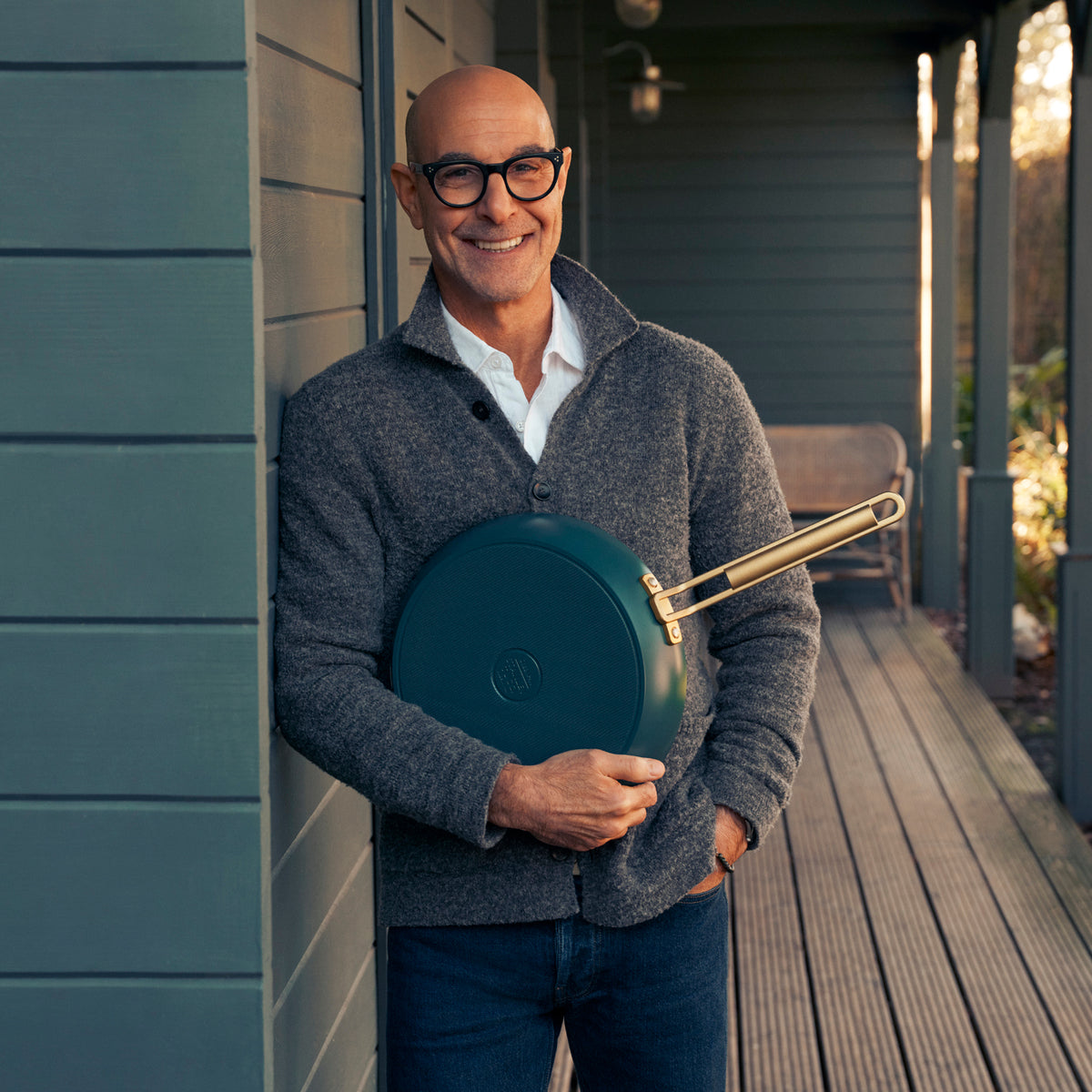 Stanley Tucci™ 6-Piece Ceramic Nonstick Cookware Set with Free Tucci Cookbook | Venetian Teal | Perfect for Italian Cooking, Family Dinners & Gift Giving
