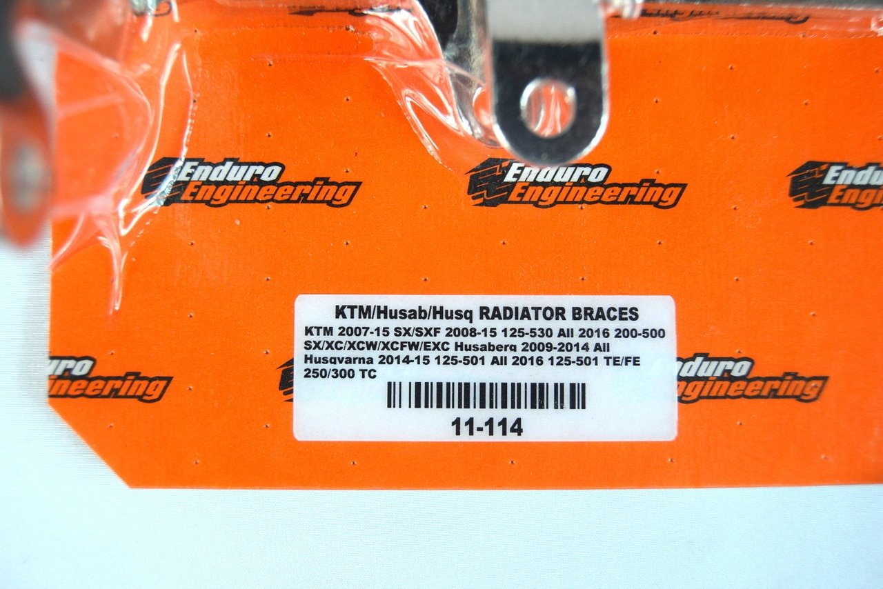 Enduro Engineering Radiator Braces with Cooling Fans - Compatible with KTM Husaberg Husqvarna 2011-2014 | Dirt Bike & Off-Road Motorcycle Protection for Extreme Riding