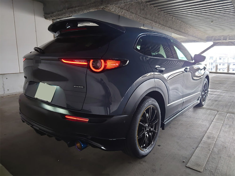 Dark Red LED Rear Bumper Reflectors for Mazda CX-30 & CX-50 - Tail Light, Brake Light & Turn Signal Enhancer | Improved Night Visibility & Safety for Off-Road & City Driving