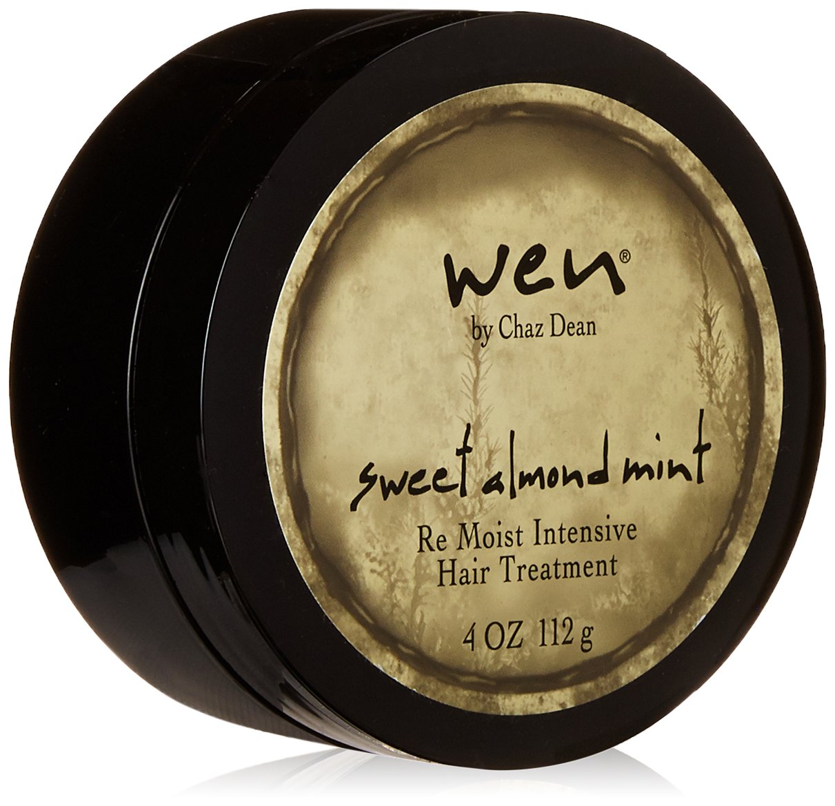 Chaz Dean Wen Sweet Almond Mint Intensive Hair Treatment - 4 Oz Deep Moisturizing & Repairing for Dry, Damaged Hair - Unisex Hair Care for Salon-Quality Results at Home - Perfect for Post-Wash Treatment & Weekly Hair Mask