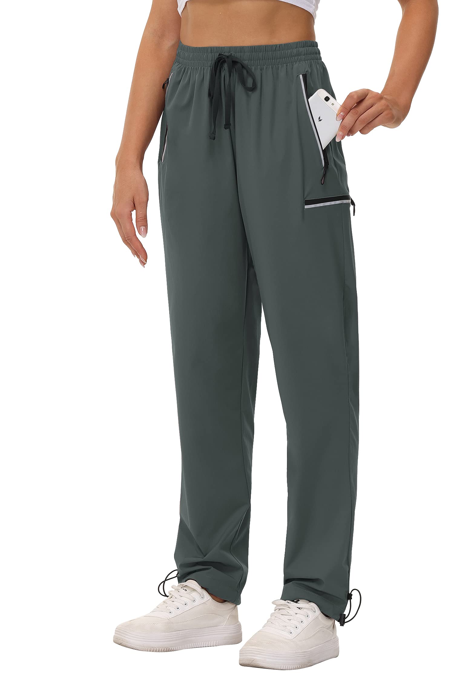 Cakulo Women's Hiking Pants - Lightweight Water-Resistant Outdoor Cargo Pants for Golf, Trekking, Fishing & Summer Travel with Multiple Pockets | Perfect for Camping, Hiking Adventures & Active Lifestyle