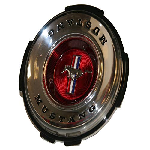 Scott Drake C7ZZ-11C30 1967 Mustang Wheel Center Cap Emblem - Classic Car Restoration & Vintage Auto Parts for Ford Mustang Wheel Covers