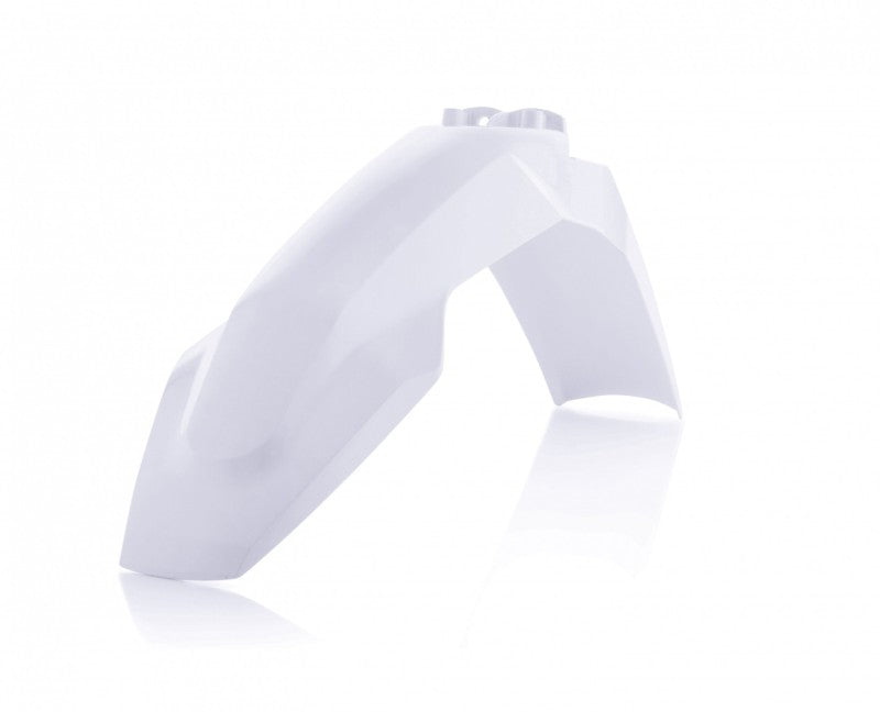 Acerbis 16-22 Husqvarna 125 450TC FC FX 17-23 150i 501 FE TE TX Front Fender - 20 White - Perfect for Off-Road & Motocross Riding