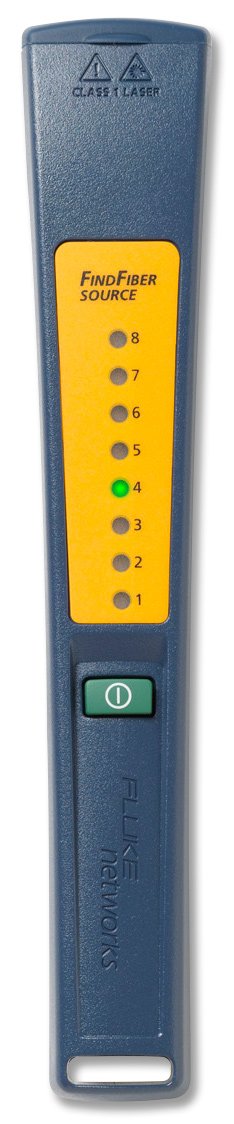 Fluke Networks FindFiber Remote ID Source - Fiber Optic Tester Accessory for Network Maintenance & Troubleshooting | Ideal for Telecom Engineers & Data Center Technicians