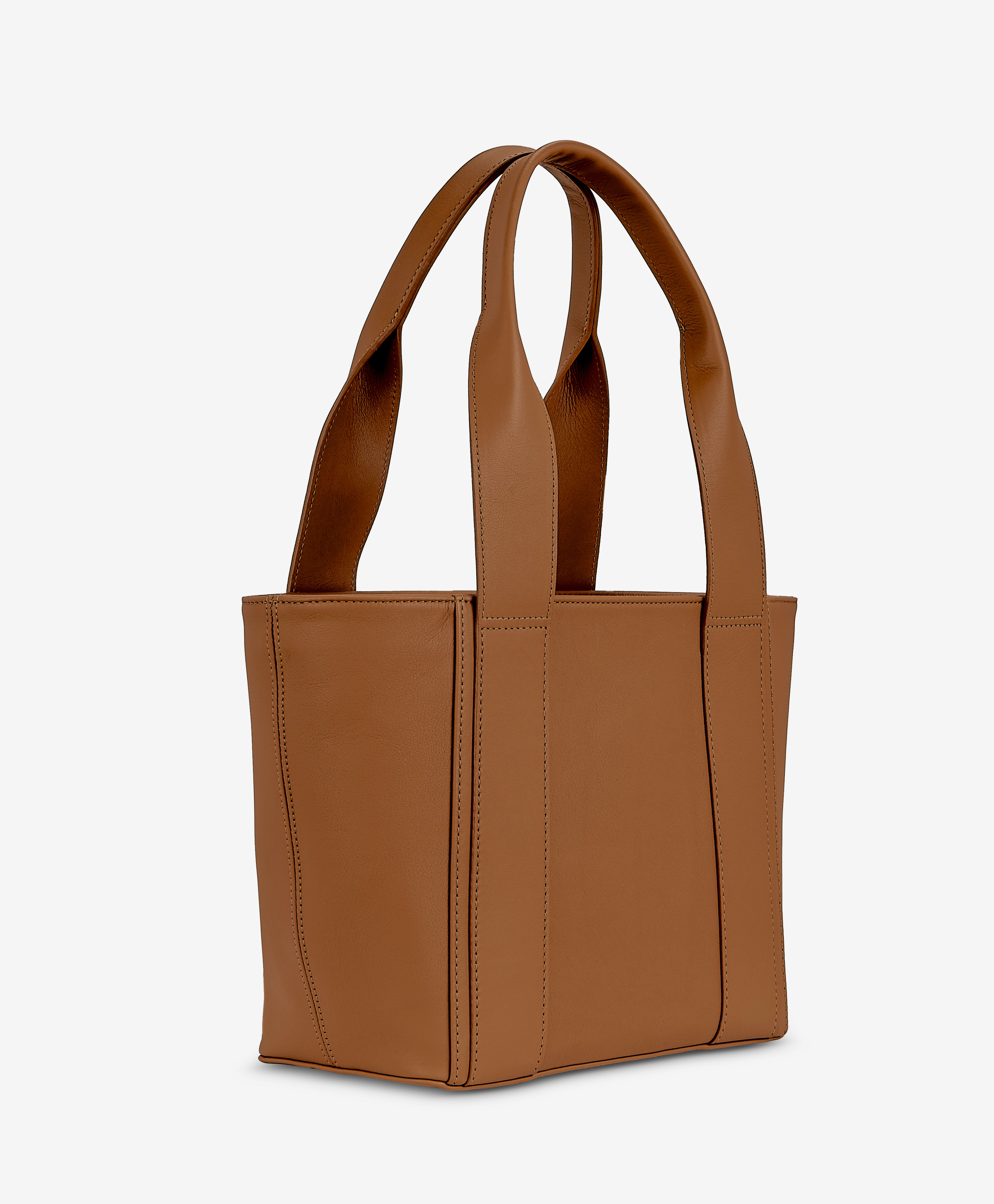 Premium Bailey Tote Handbag in British Tan - Genuine European Calfskin Leather for Women | Perfect for Work, Travel & Everyday Use