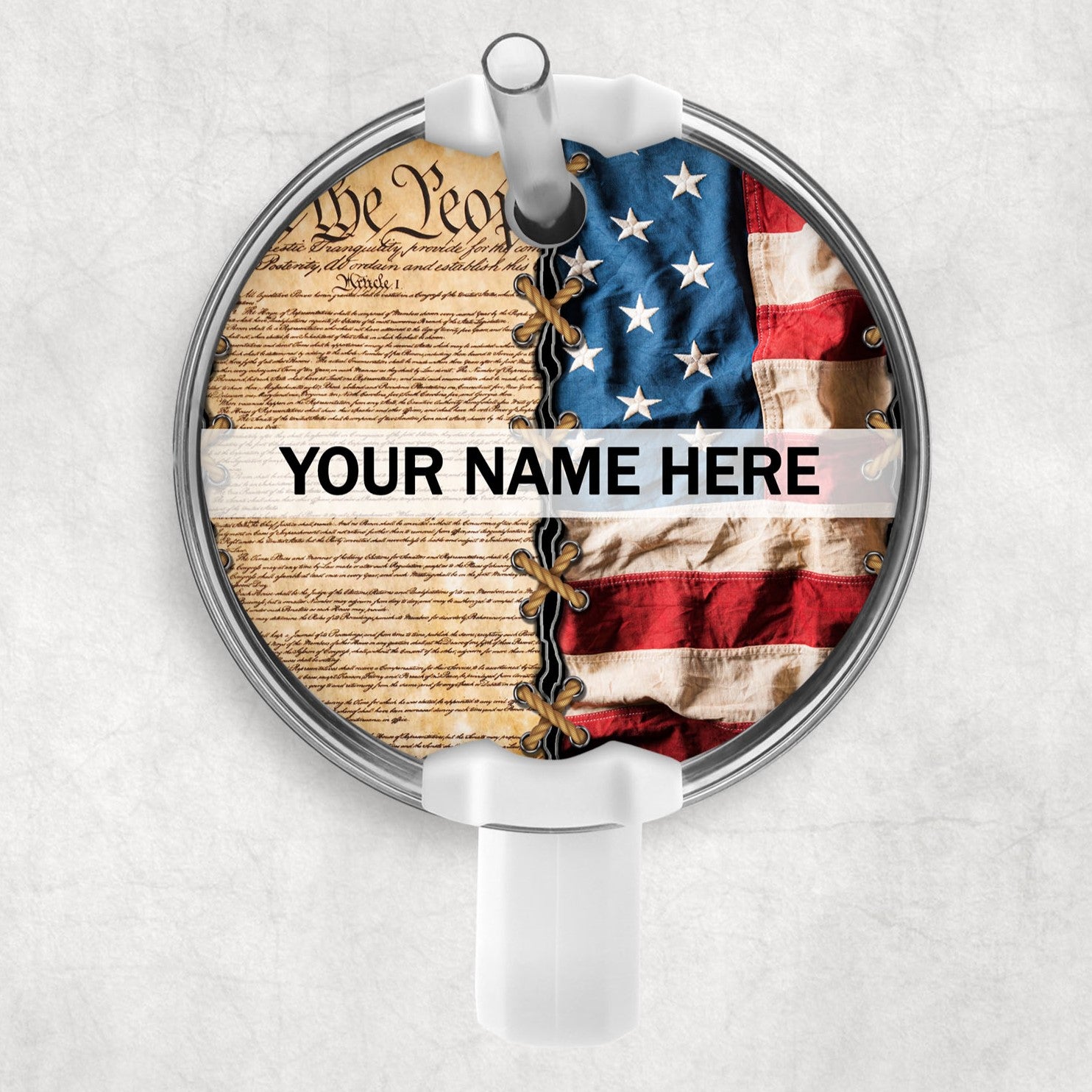 We the People Round Topper - Premium Quality Round Table Topper for Home & Office Decor | Perfect for Dining Tables, Coffee Tables, and Event Centerpieces