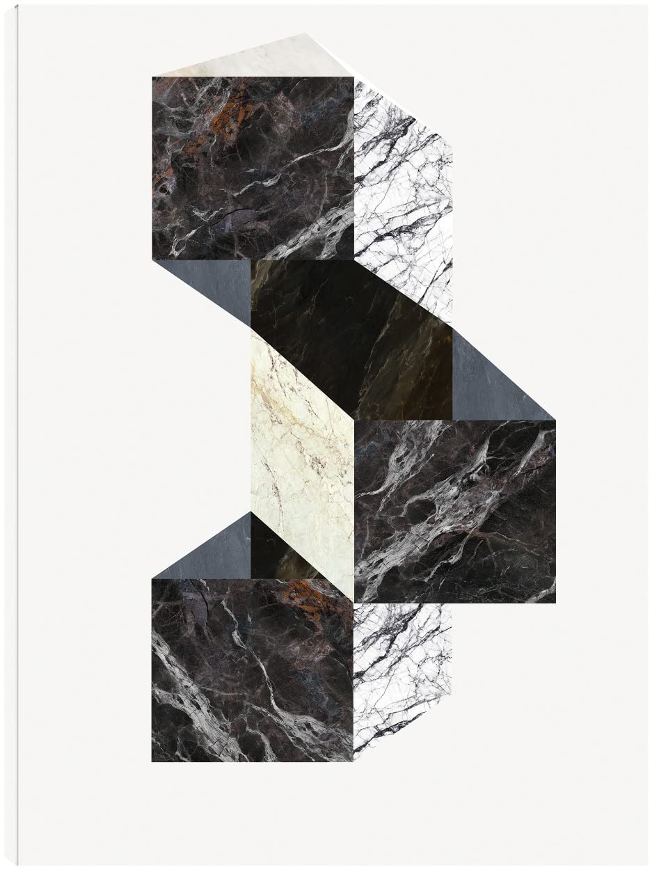 Artist Design Fabrikken Fine Art Canvas Wall Decor - 35x46 Inch Ready to Hang Painting for Living Room, Bedroom, Office - Modern Abstract Landscape Scene 3 - Perfect for Home, Dining Room & Bar Decor