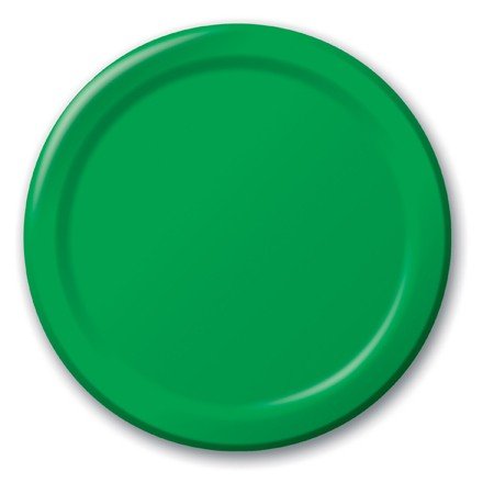 240 Pack Emerald Green Disposable Paper Plates 10 Inch - Elegant Party Dinnerware for Banquets, Weddings, Birthdays & Outdoor Events