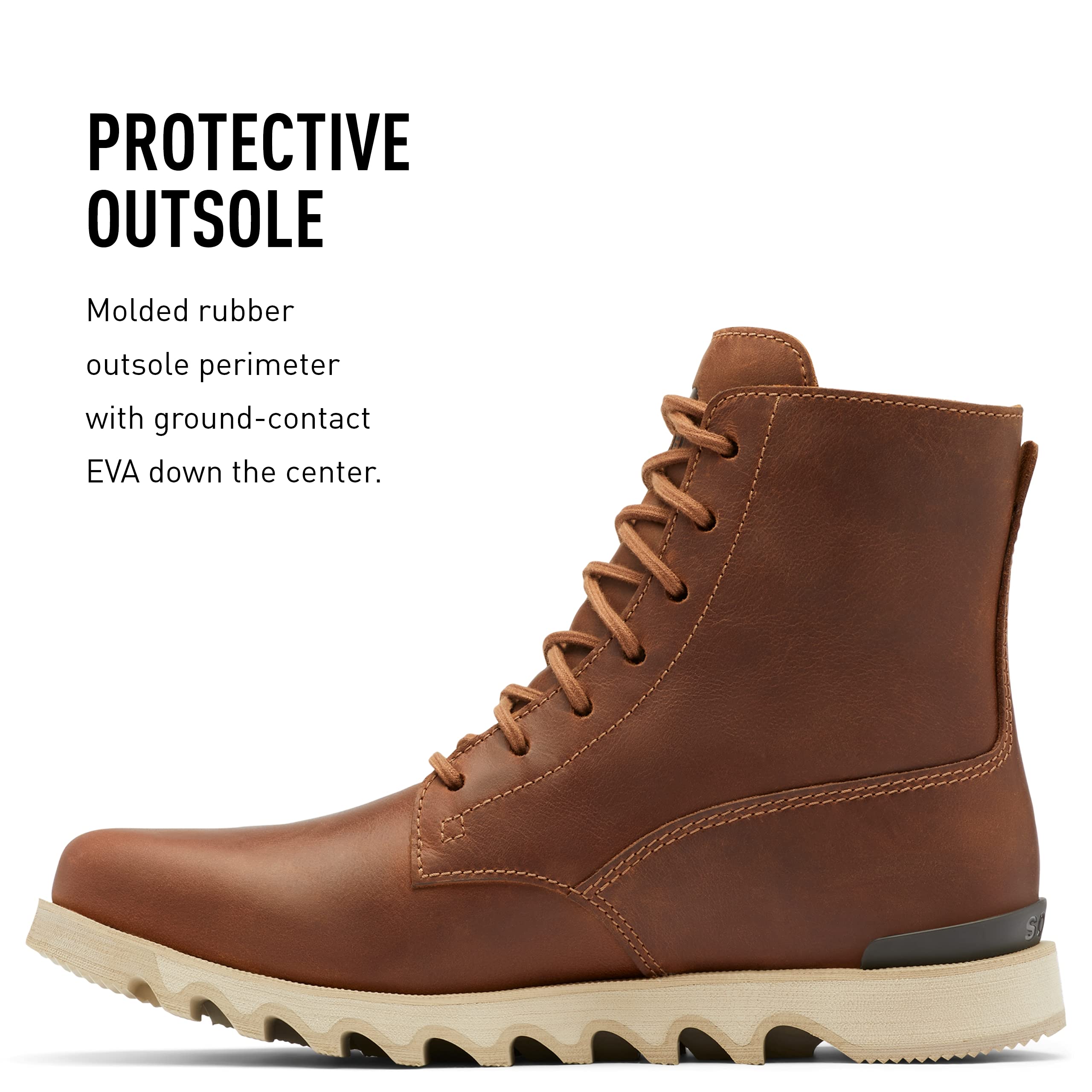Sorel Men's Kezar Tall WP Waterproof Leather Winter Boots – Insulated Snow & Rain Boots for Hiking, Hunting & Outdoor Adventures