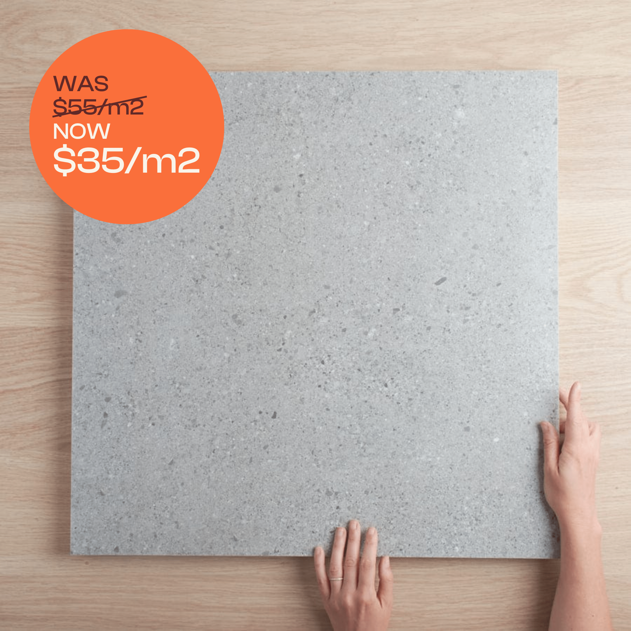 Hamilton Matte Grey Concrete Look Tile - Stylish & Durable Flooring for Modern Homes, Offices & Commercial Spaces