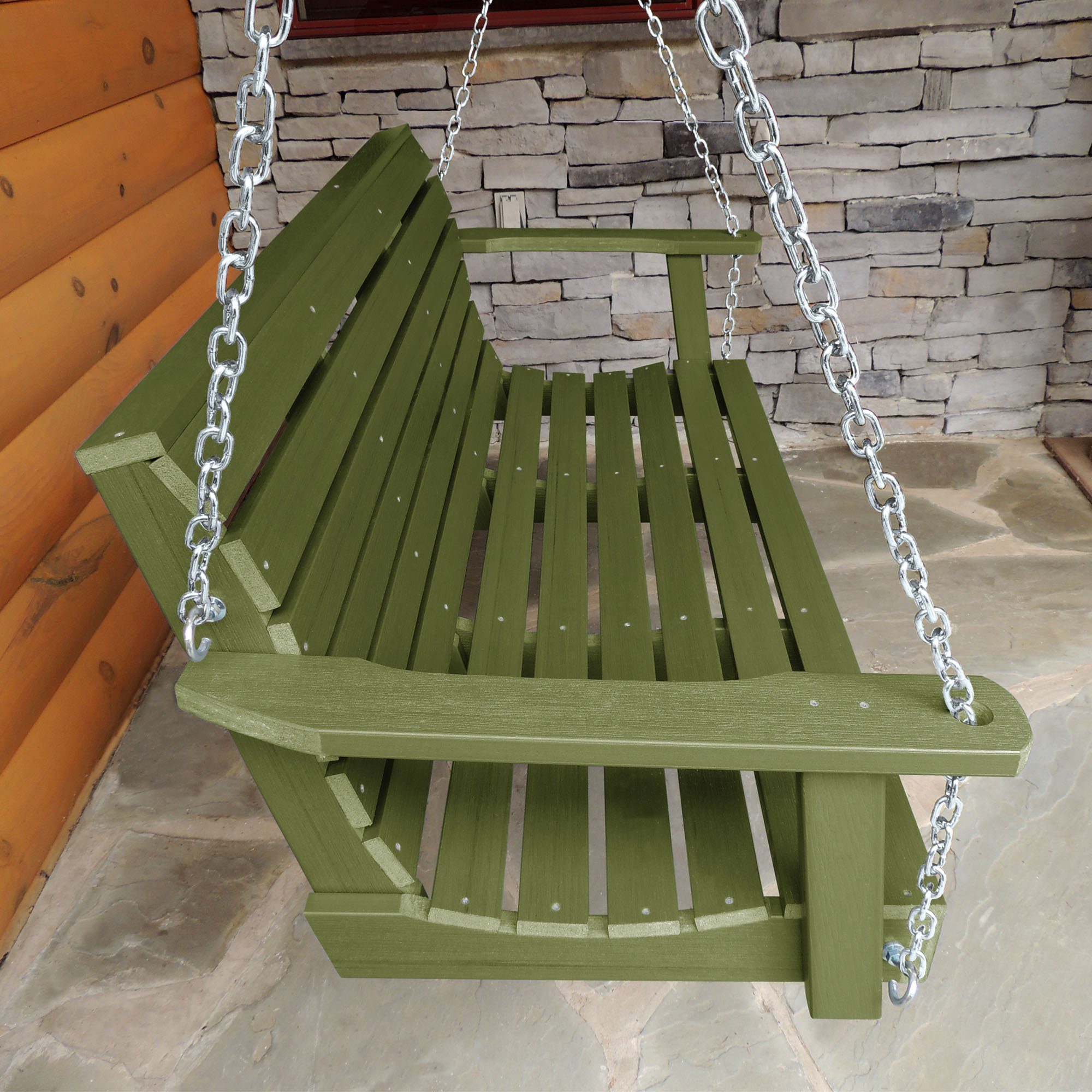 Refurbished 5ft Weatherly Porch Swing - Outdoor Patio Furniture for Garden, Backyard & Deck Relaxation - Perfect for Reading, Lounging & Enjoying Nature