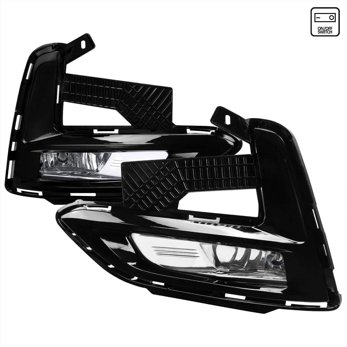 2020-2021 Nissan Sentra H8 LED Fog Lights Kit - Chrome Housing with Clear Lens - Upgrade for Better Visibility in Rain & Fog Driving Conditions