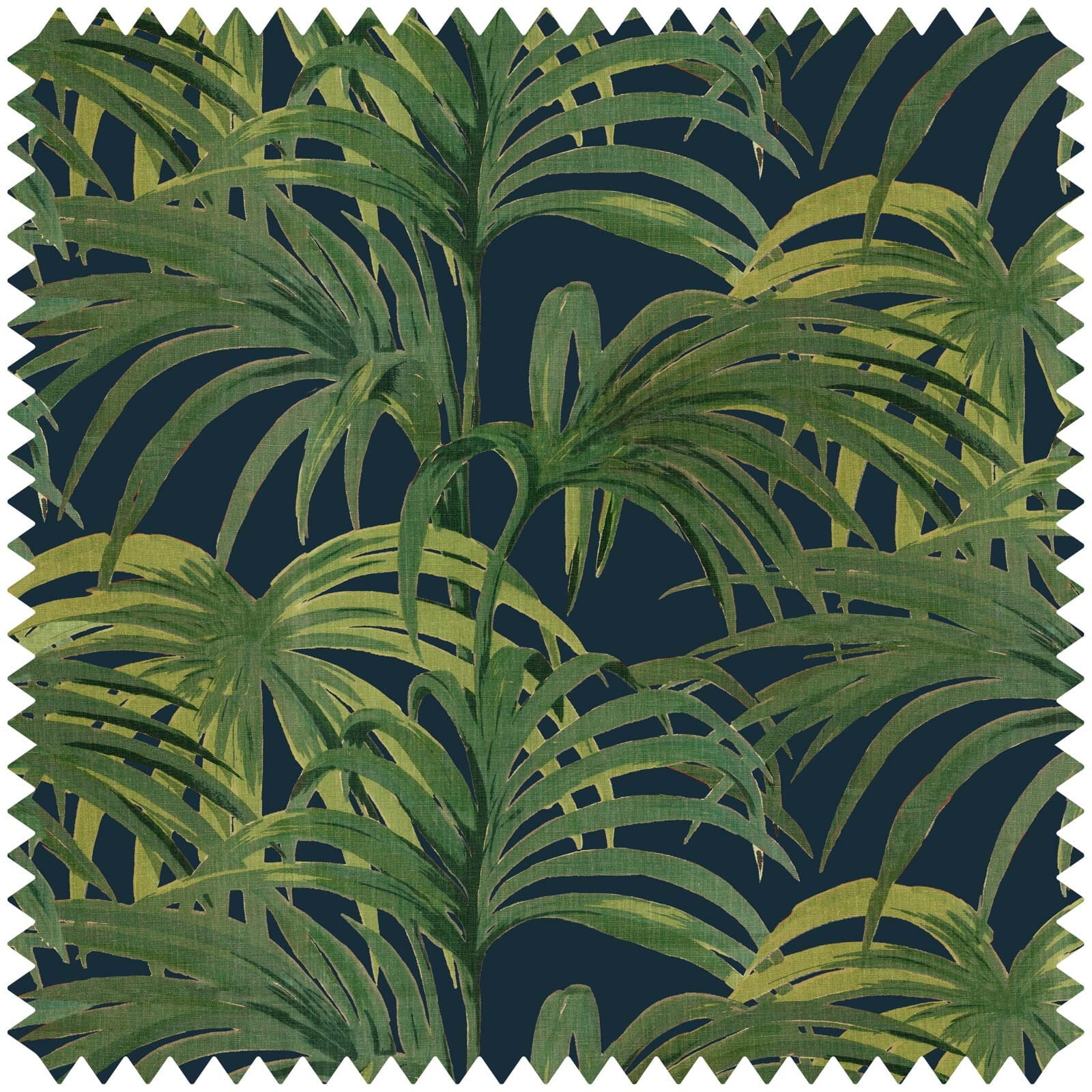 PALMERAL Cotton Linen Blend Throw Blanket - Midnight Blue & Sage Green - Soft Cozy Blanket for Bed, Couch, Sofa & Home Decor