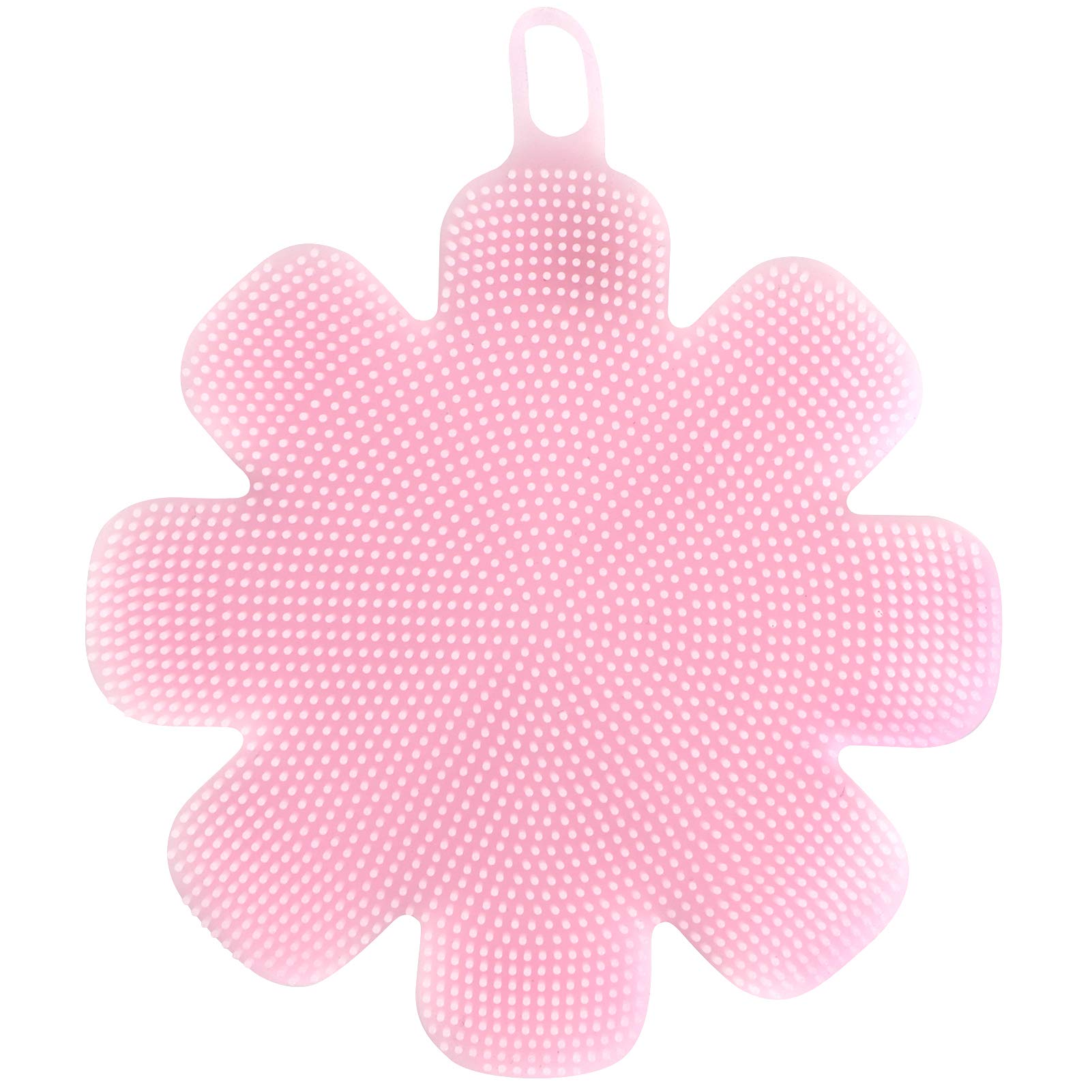 Premium Silicone Sponge Scrubber for Kitchen - Multi-Purpose Dish Washing Brush, Non-Scratch Cleaning Sponge for Pots, Pans, Vegetables & Fruits - Ideal for Household Cleaning, Dishwashing & Food Prep