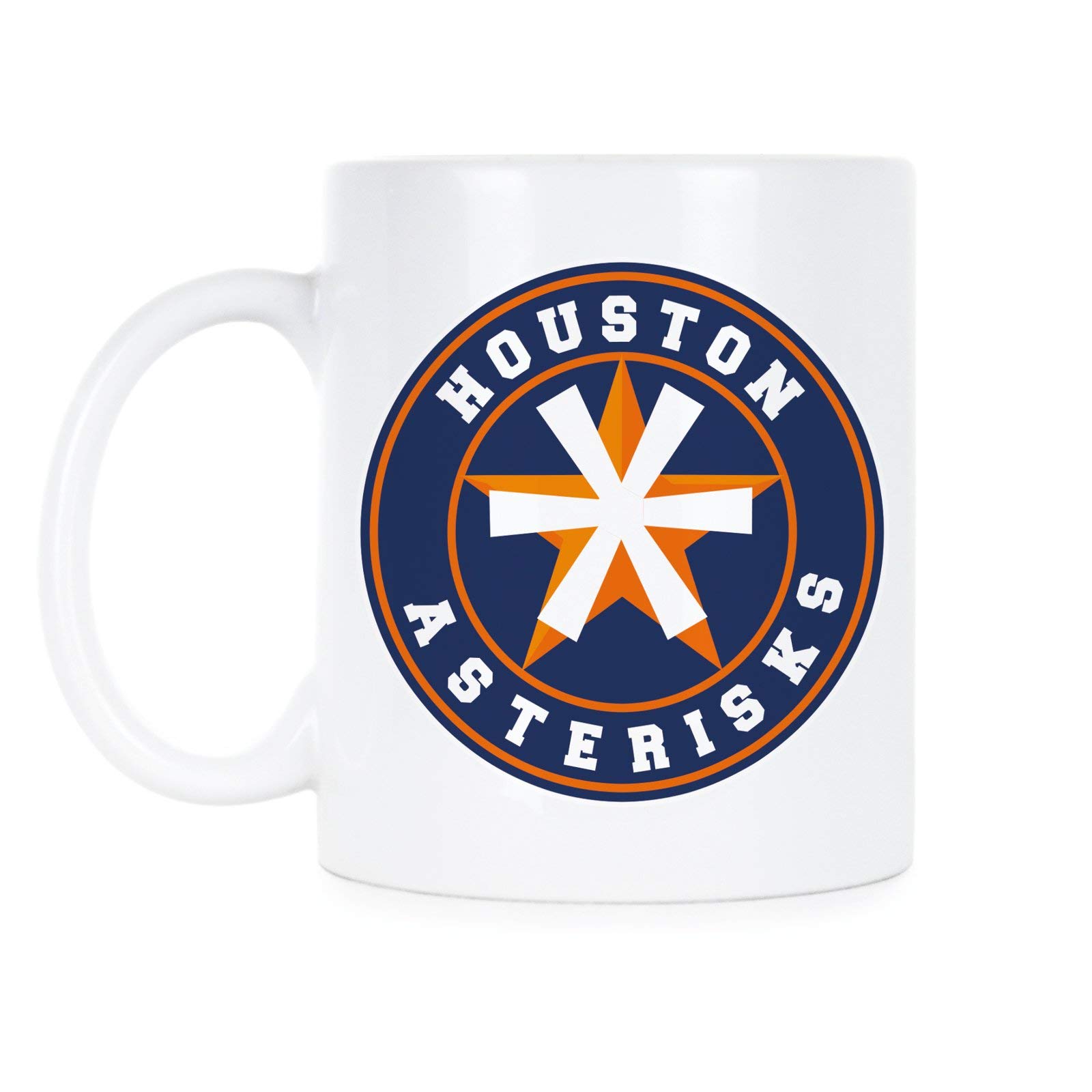 Houston Asterisks Mug - Funny Baseball Trash Talk Coffee Cup - Perfect for MLB Fans, Office Gifts & Sports-Themed Parties (Houston Cheaters Design)