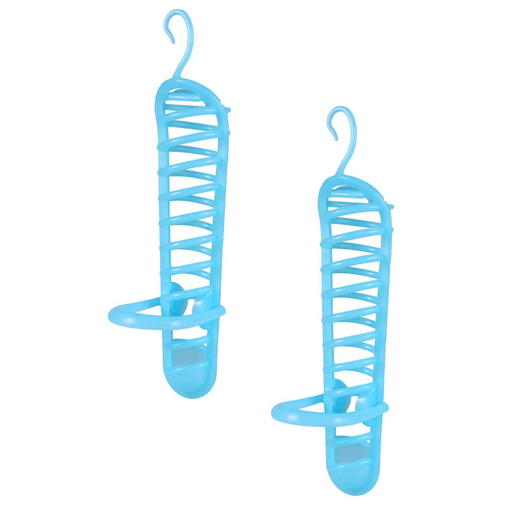 STOBOK 2 Pack Bird Food Holder - Hanging Foraging Toys for Parrots, Cockatiels & Small Birds - Birdcage Treat Feeder Basket for Fruits, Vegetables, Grains & Chew Toys - Perfect for Mental Stimulation & Healthy Snacking