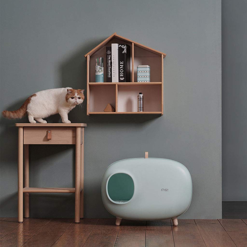 Enclosed Cat Litter Box with Odor Control | Automatic Self-Cleaning Litter Box | No Sand Leakage | Perfect for Small Spaces & Multi-Cat Homes