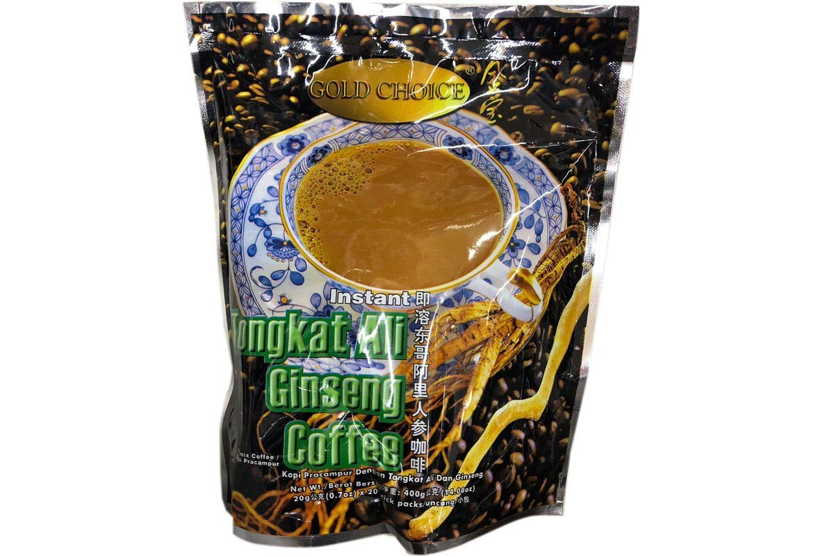 Premium Tongkat Ali Ginseng Coffee - 30 Pack | Natural Energy Boost for Men & Women | Perfect for Workouts, Focus & Daily Performance Enhancement