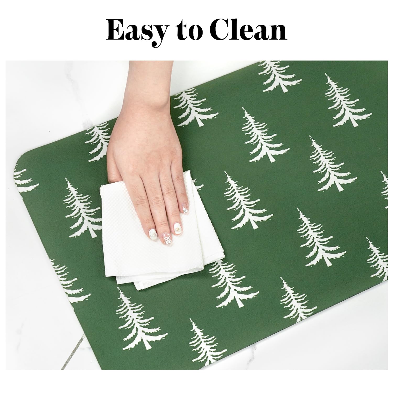 **Non-Slip Absorbent Pet Food Mat for Dogs & Cats - Quick Dry Waterproof Dog Bowl Mat for Floors - Perfect for Messy Eaters & Spill Protection**    *(Ideal for kitchens, feeding areas, or travel – keeps floors clean and dry!)*