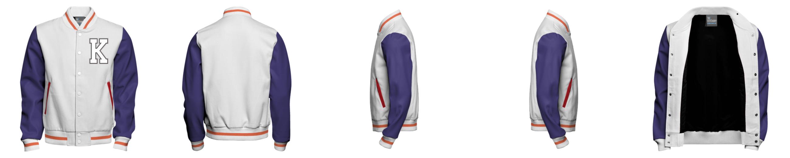 Premium Leather & Wool Varsity Jacket for Men - Classic Retro Style Letterman Jacket - Perfect for School, College, Sports & Casual Wear