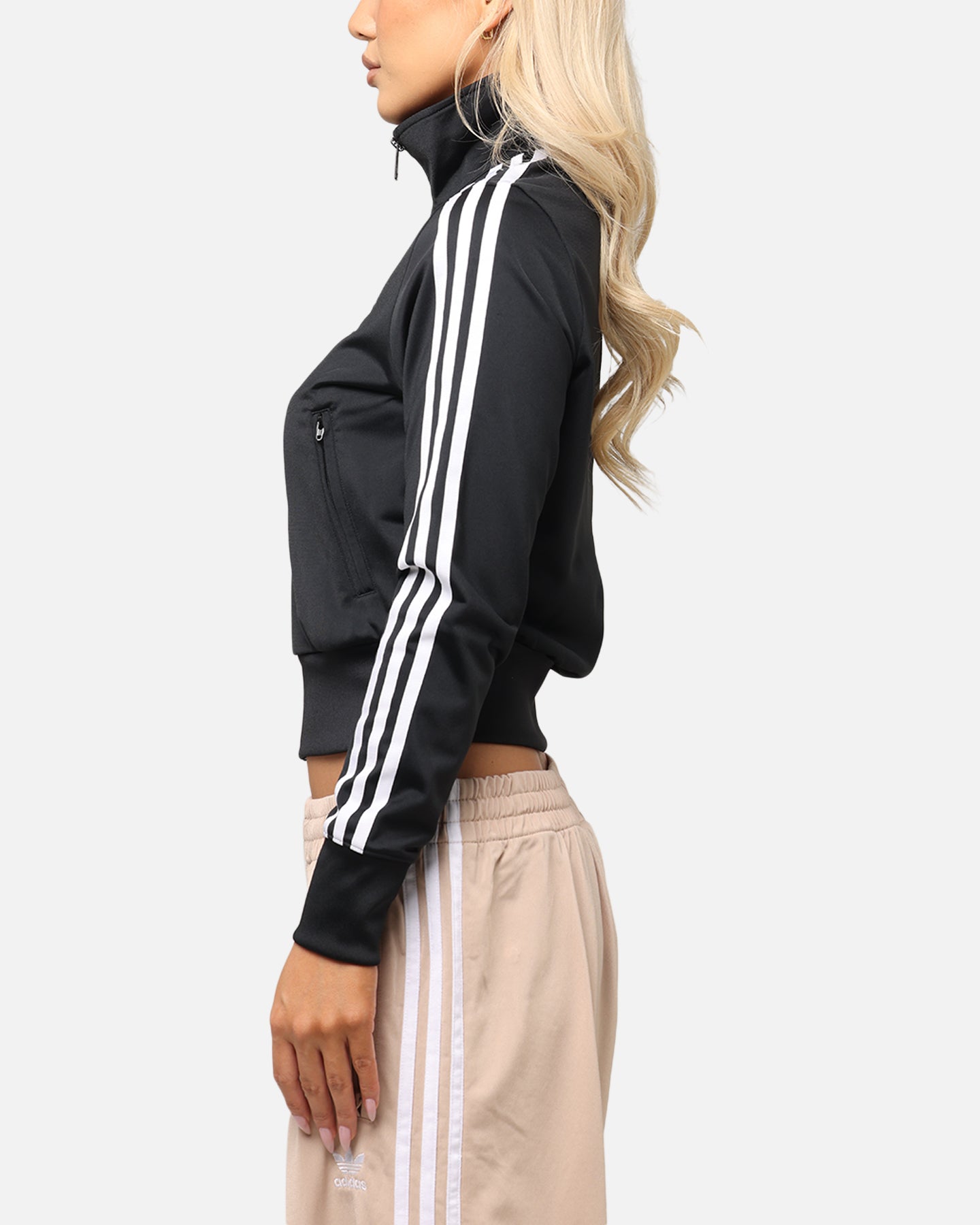 Adidas Women's Adicolor Classics Firebird Track Jacket - Black Athletic Top for Running, Gym & Casual Wear