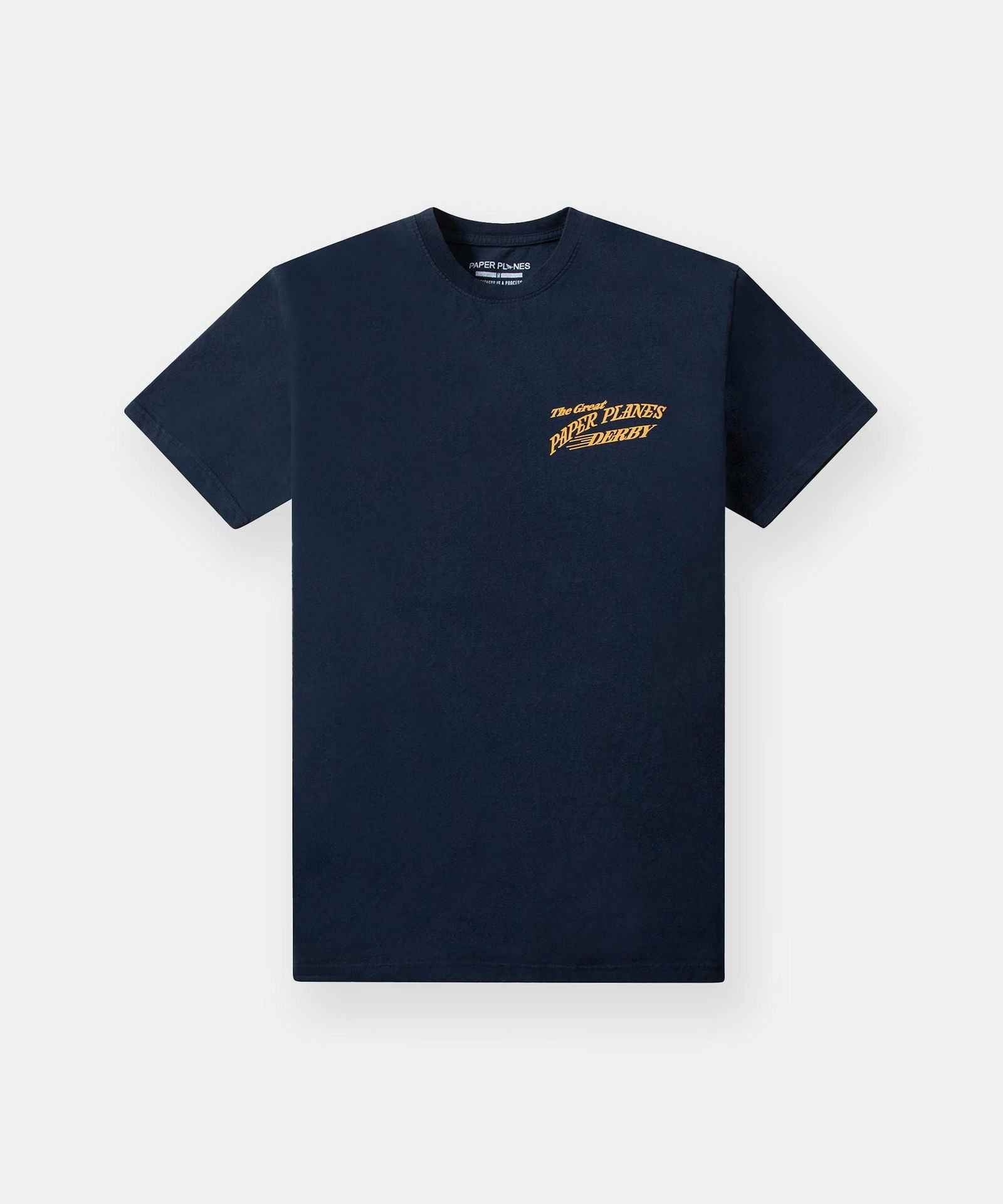PAPER PLANES PPL Derby Tee - Stylish Graphic T-Shirt for Men & Women - Casual Streetwear for Everyday Wear & Derby Events