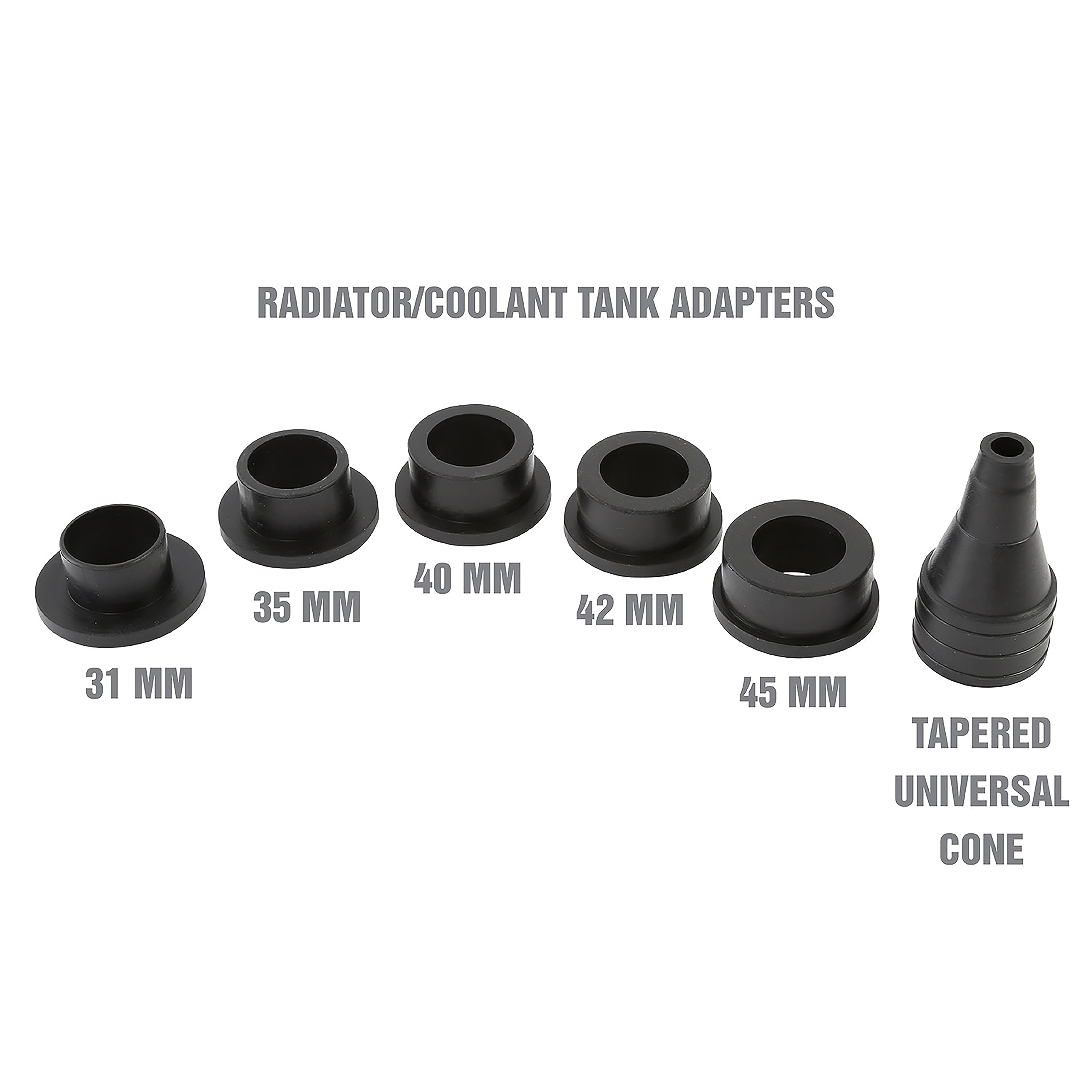 OEMTOOLS 24444 Coolant System Refiller Kit - 5 Adapters for Air Removal, Radiator & Heating Core Leak Testing, Vacuum Fill Tool & Leak Tester - Perfect for Automotive Repair, DIY Maintenance & Fleet Servicing