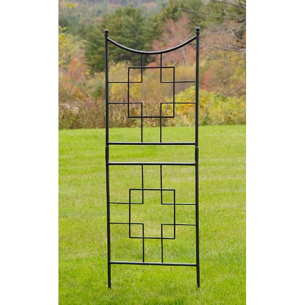Square On Squares Garden Trellis - Sturdy Metal Plant Support for Climbing Flowers, Vegetables & Vines | Perfect for Outdoor Gardens, Backyards & Patio Decor