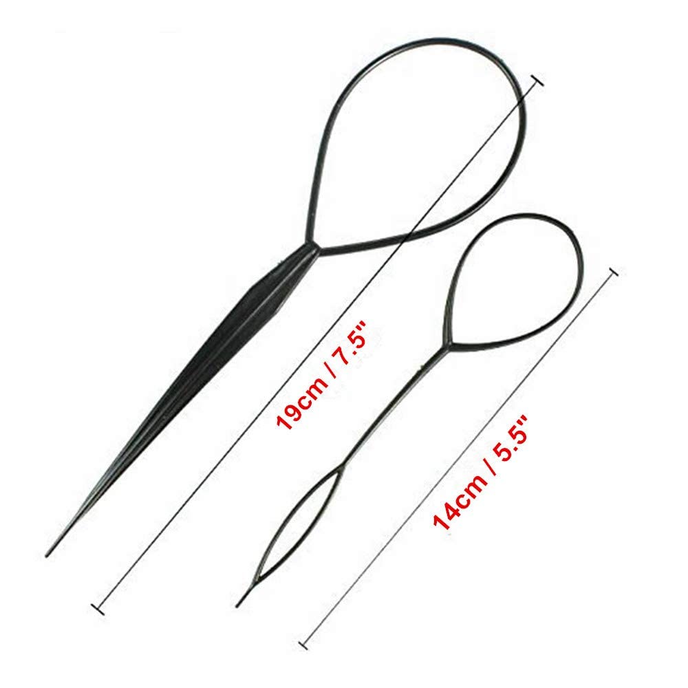 Magic French Braid Tool & Hair Styling Kit – Ponytail Twist, Bun Maker, Topsy Tail & Volume Inserts for Women | Perfect for Parties, Weddings & Everyday Hairstyles