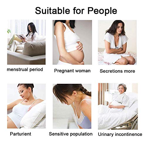 7pc Bamboo Reusable Sanitary Pads Set - Washable Menstrual Pads for Eco-Friendly Period Care
