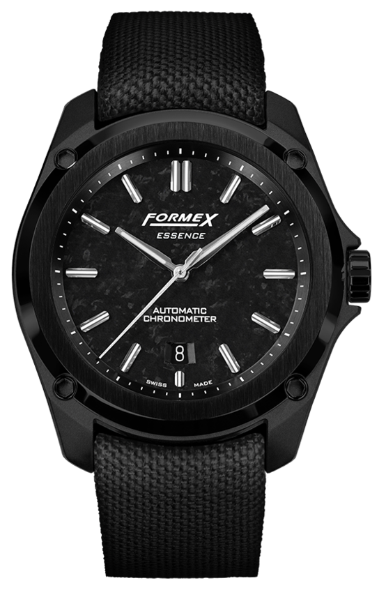Formex Essence Leggera Forged Carbon Watch - Swiss Made Automatic Chronograph for Men - Luxury Sports & Racing Timepiece (Perfect for Business, Travel & Motorsport Enthusiasts)